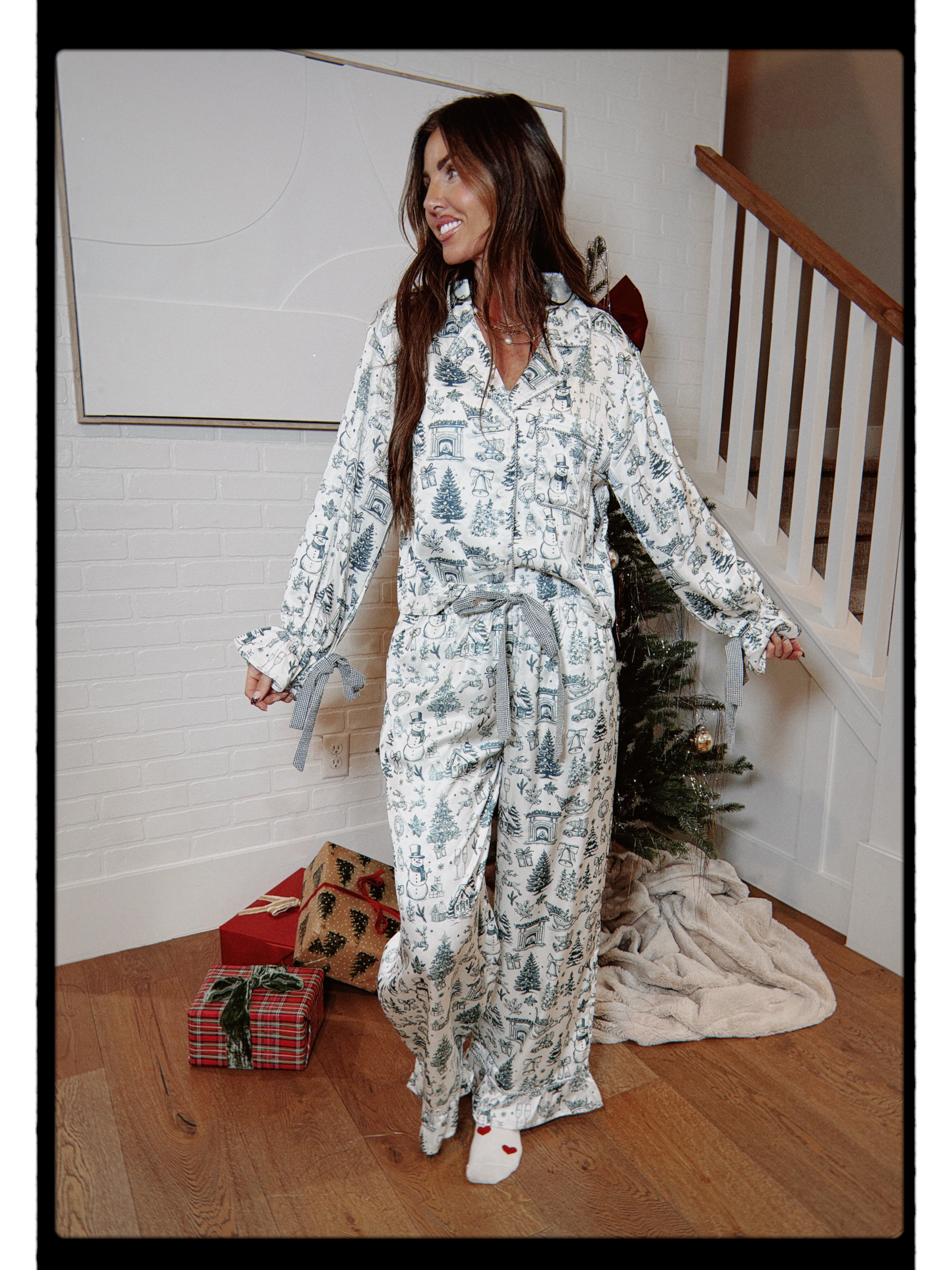 Festive Frost Pajama Set