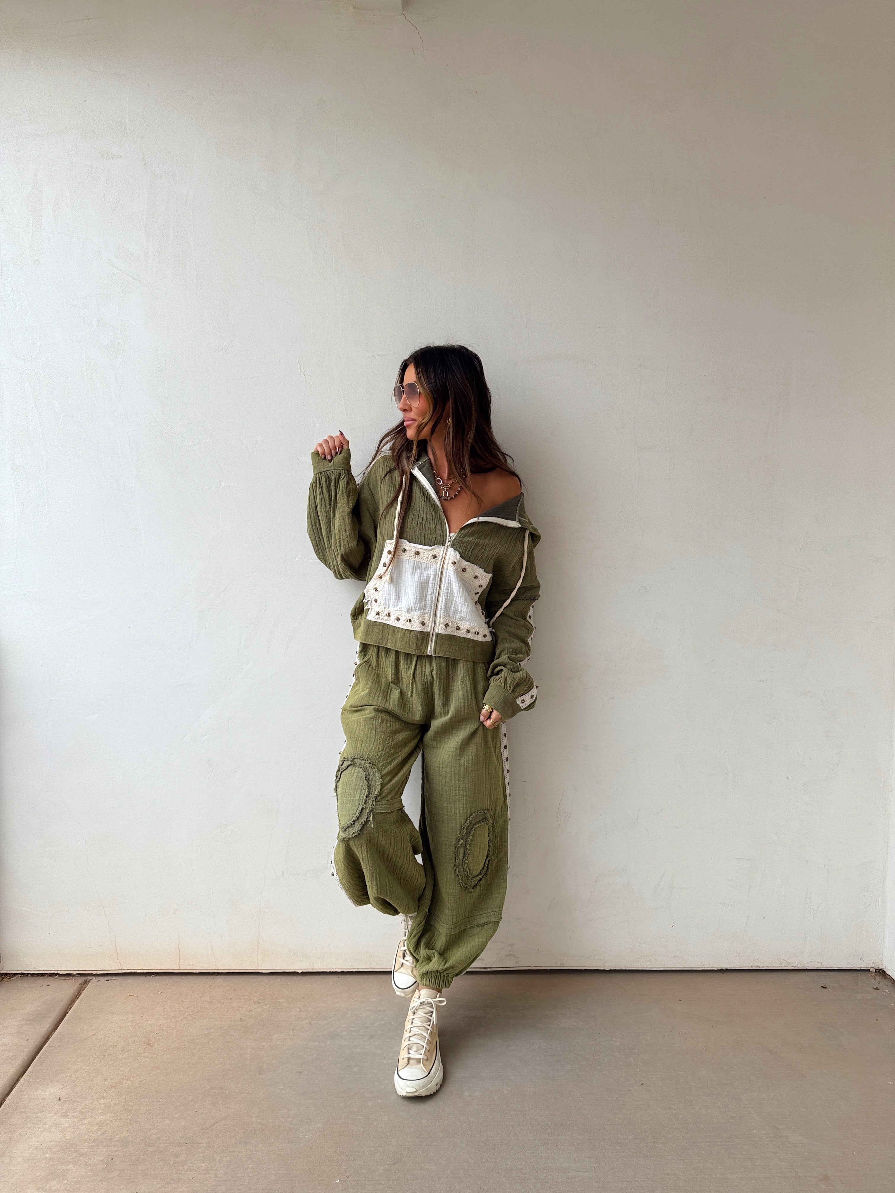 Hattie Studded Joggers