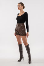 Load image into Gallery viewer, Vivienne Leather Shorts
