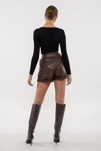 Load image into Gallery viewer, Vivienne Leather Shorts
