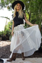 Load image into Gallery viewer, Shania Lace Sheer Maxi Skirt
