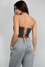 Load image into Gallery viewer, Cowboy Corset Top
