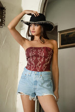 Load image into Gallery viewer, Cowboy Corset Top
