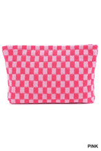 Load image into Gallery viewer, Checkered Cosmetic Bag
