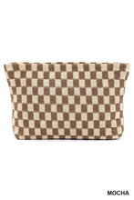 Load image into Gallery viewer, Checkered Cosmetic Bag
