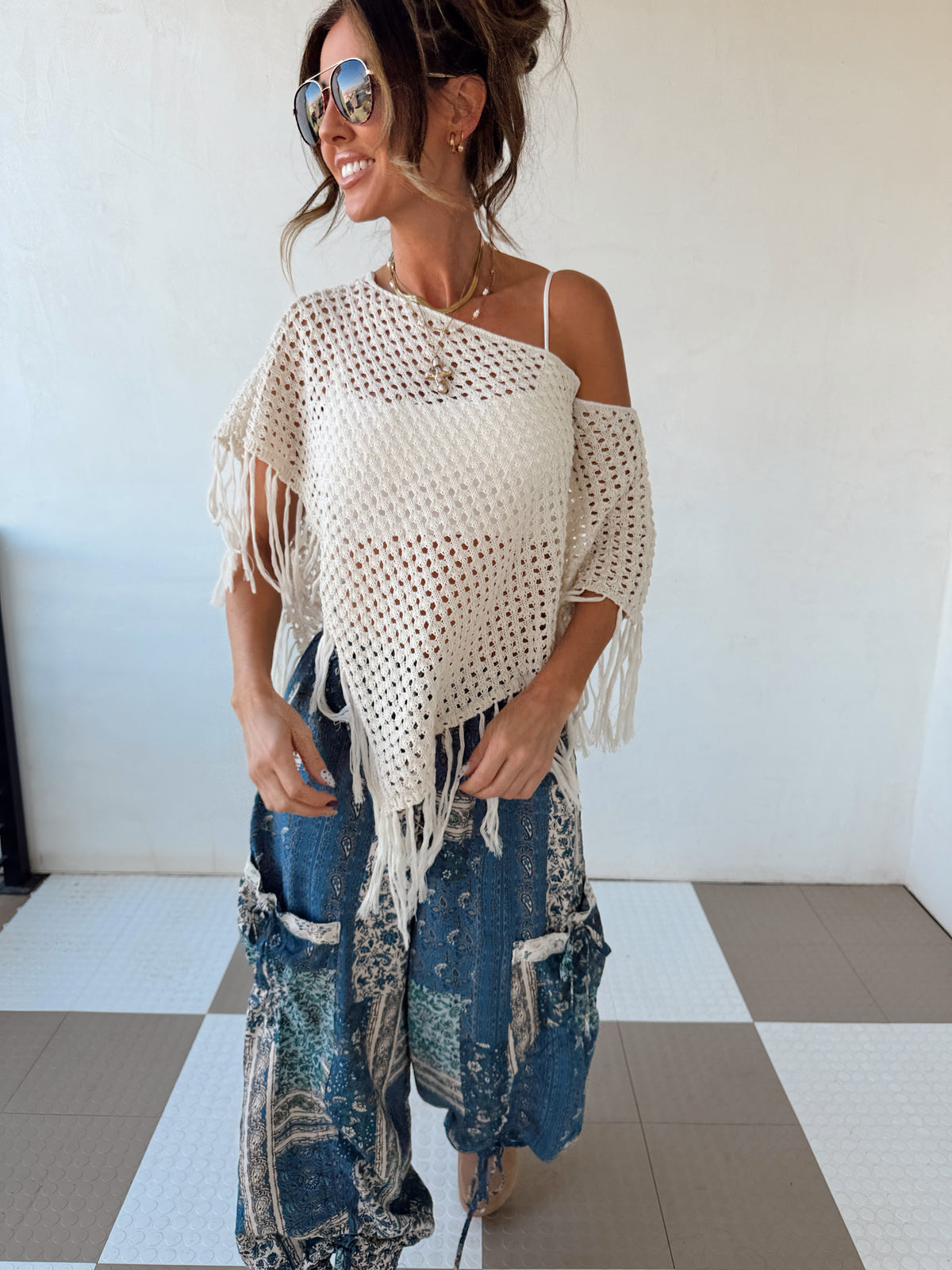 Lucky Fringe Shawl