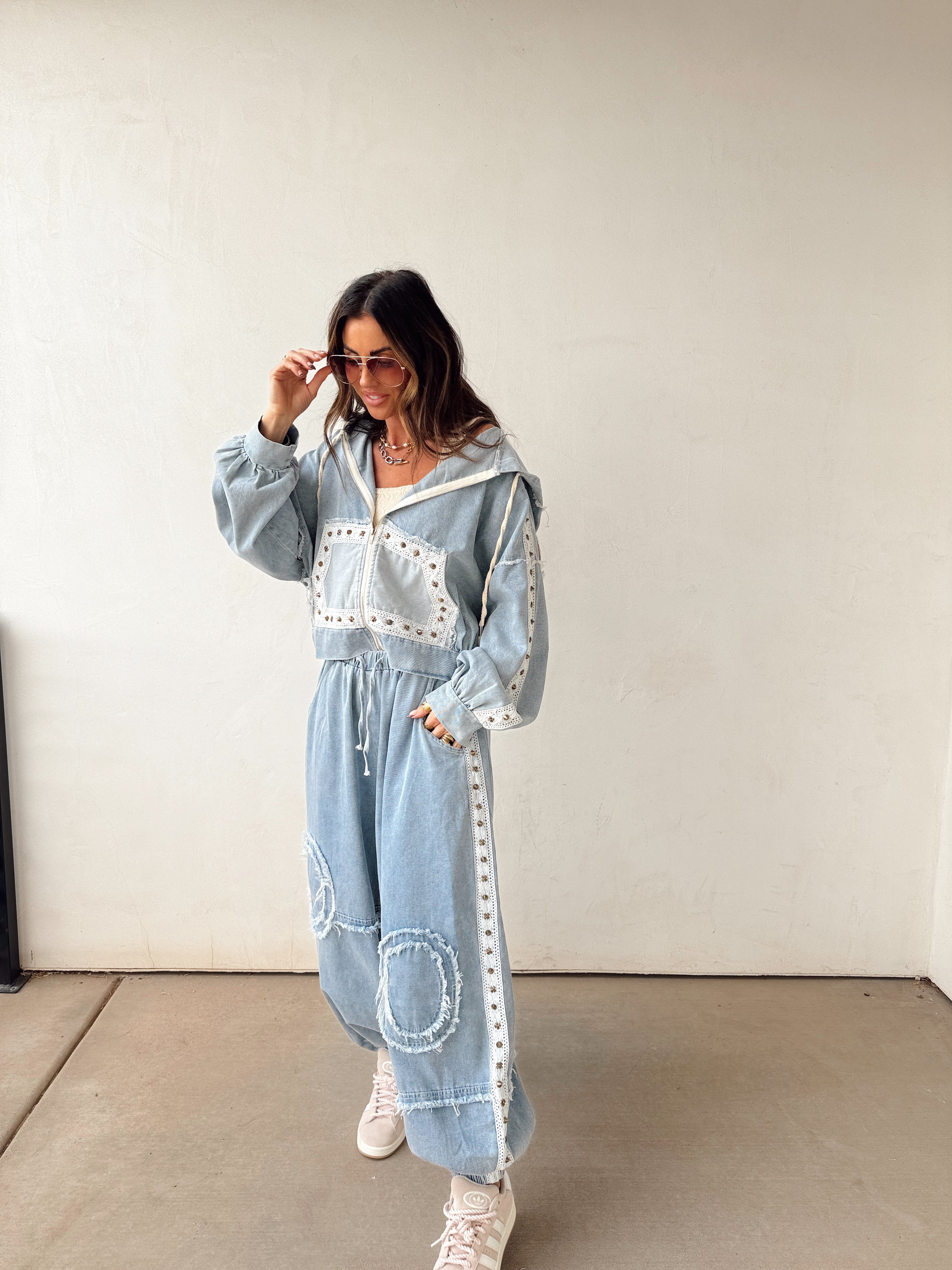 Hattie Studded Joggers