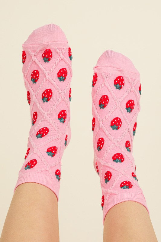 Strawberry Daze Socks