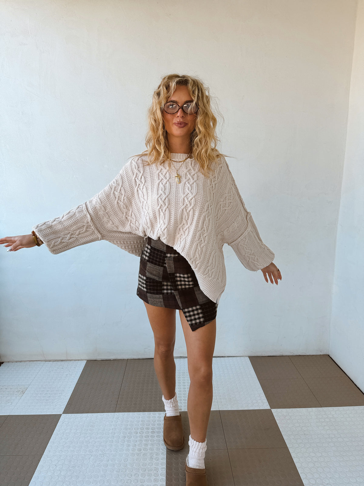Plaid Behavior Skirt