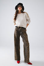 Load image into Gallery viewer, There She Goes Leopard Pants
