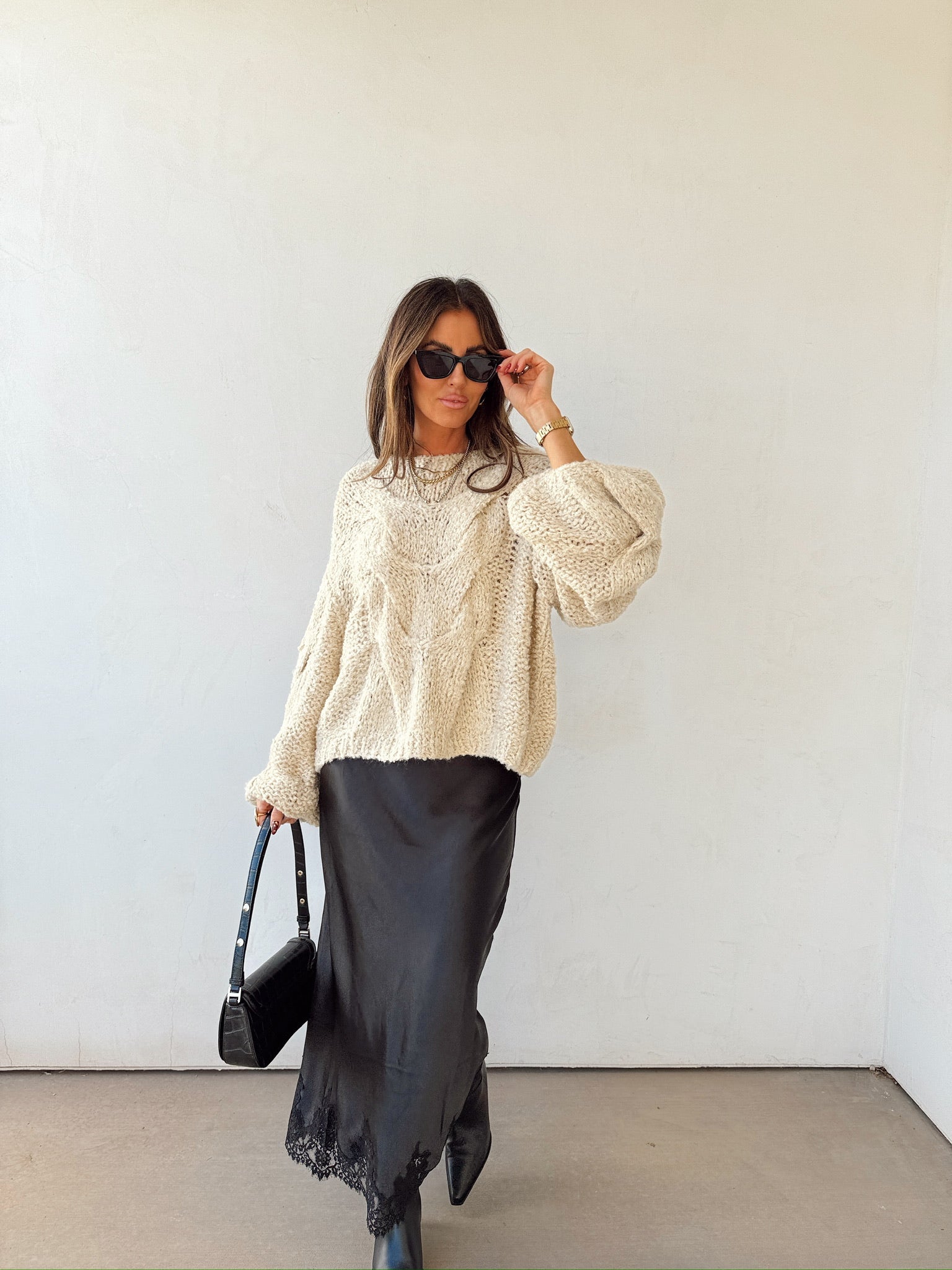 Lover’s Shadow Lace Skirt