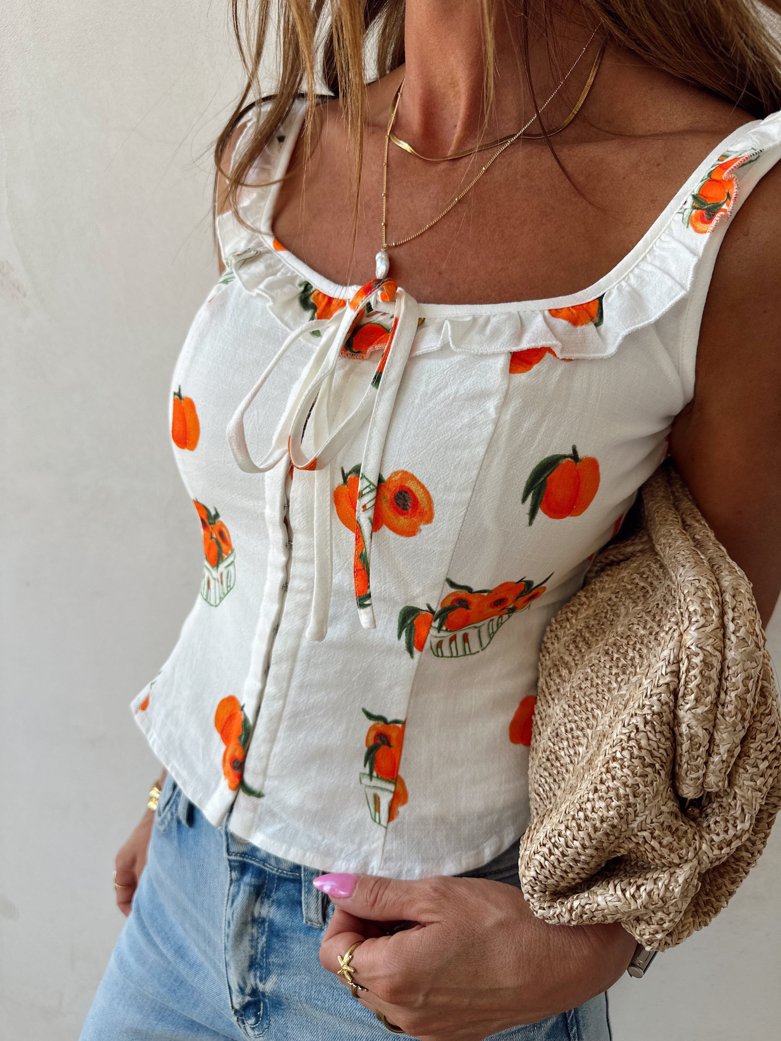 Peach Tart Top