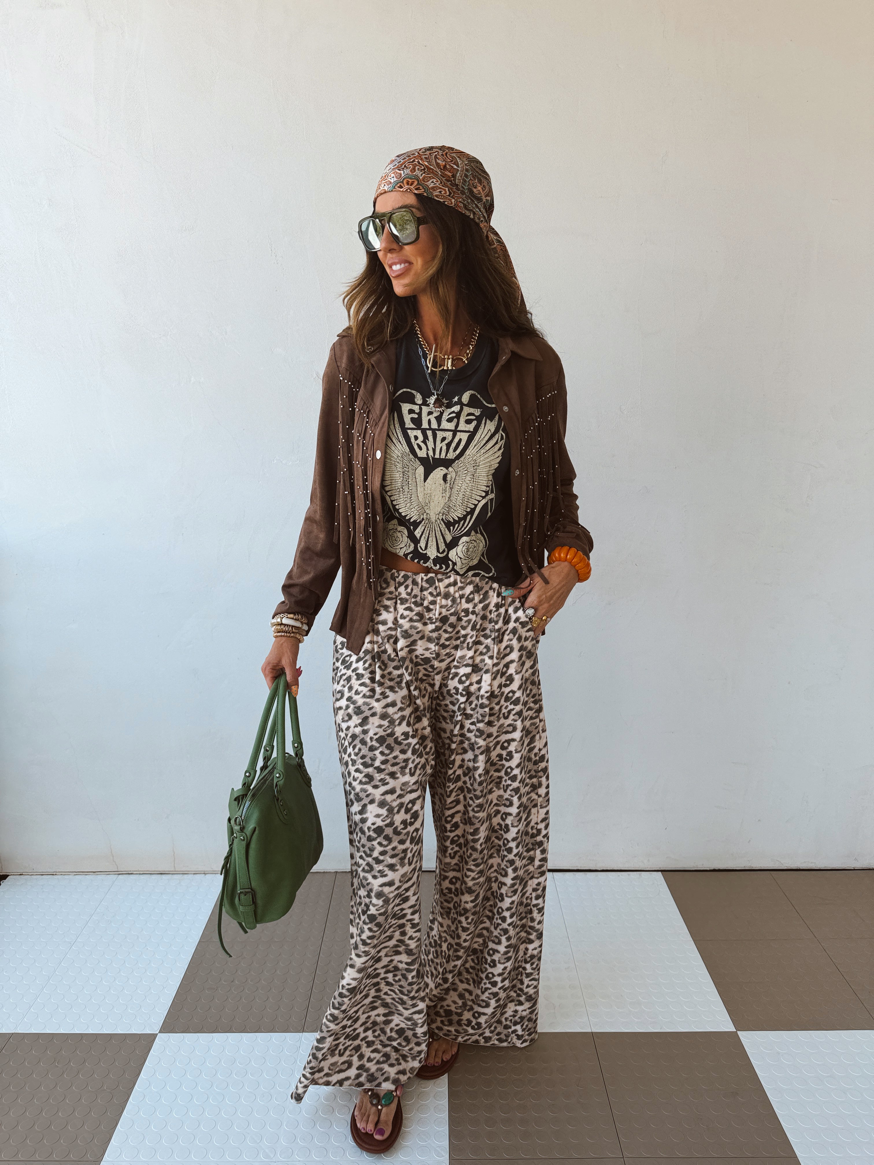Nala Leopard Print Pants