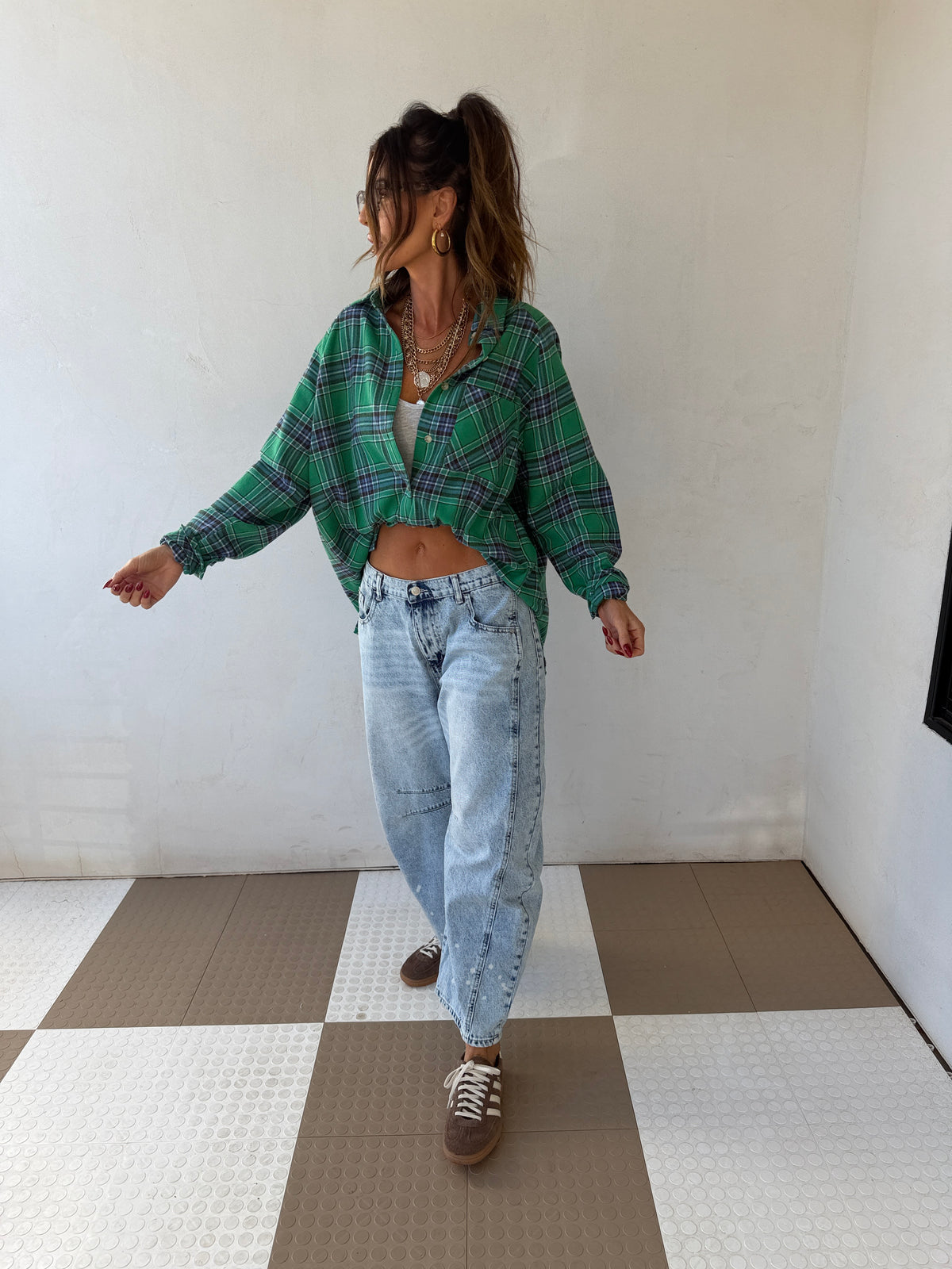 Orchard Flannel Top
