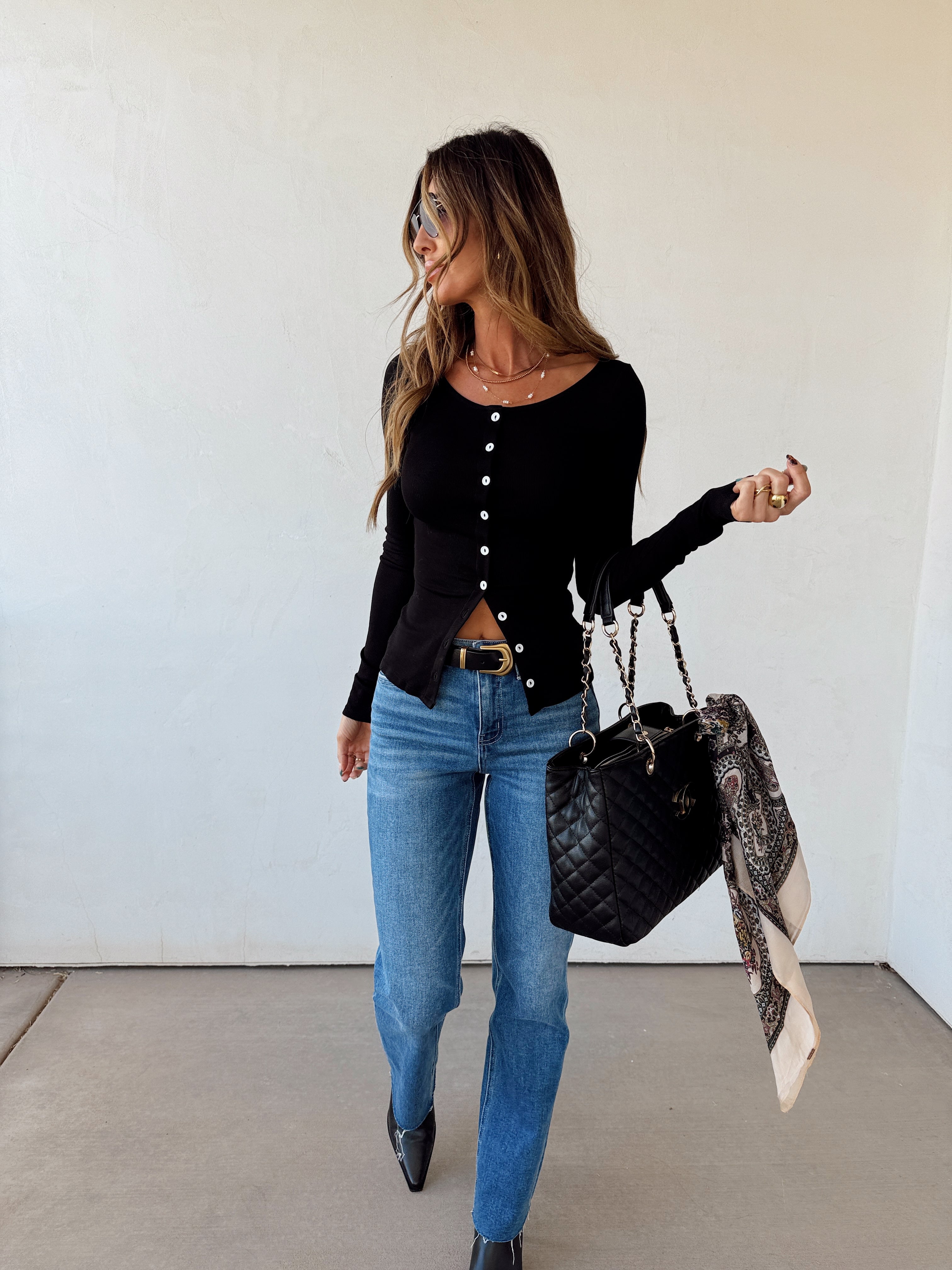 Saige Top// Black