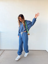 Load image into Gallery viewer, Varsity Sweat Set//Navy
