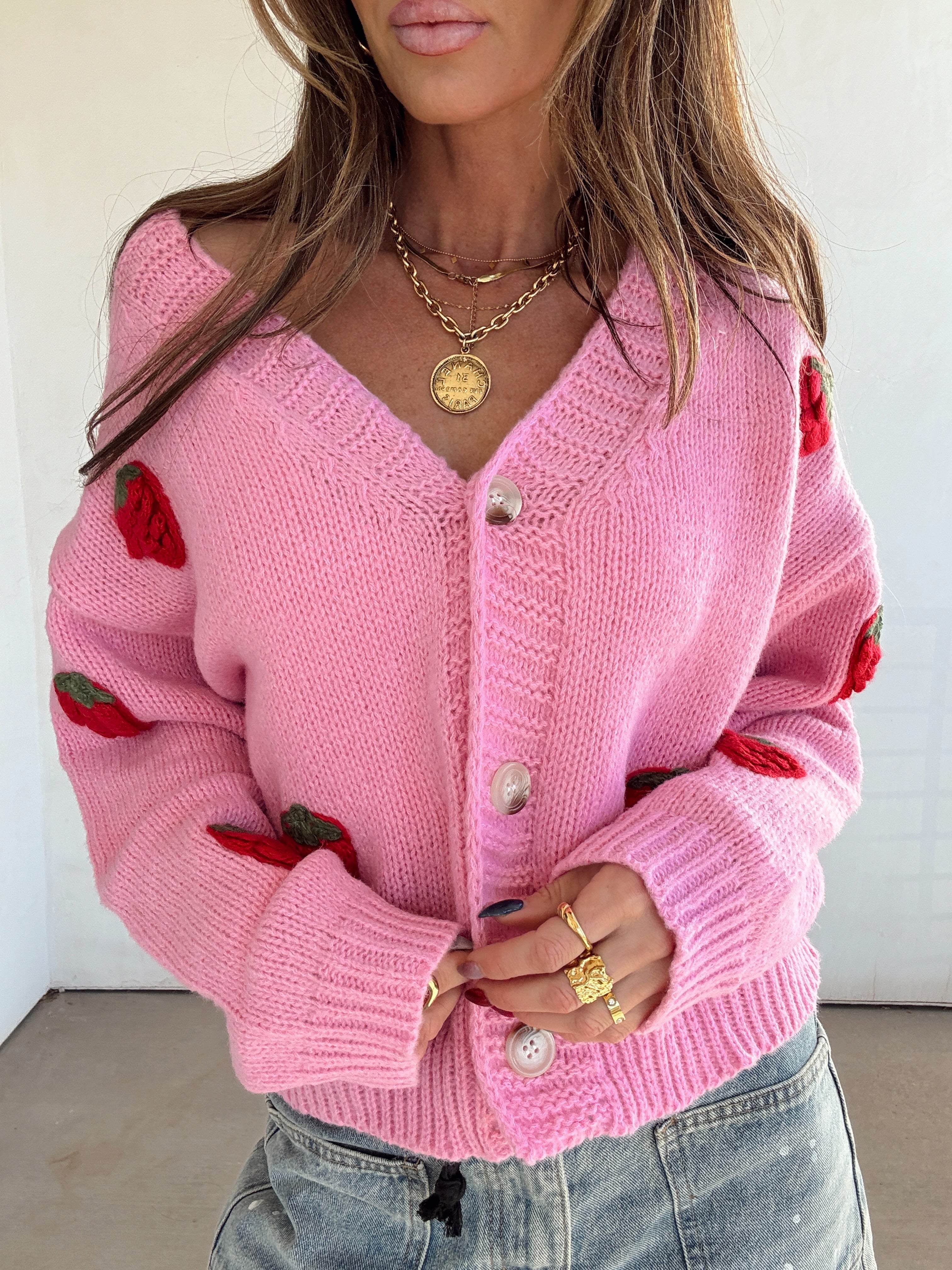 Strawberry Kisses Sweater