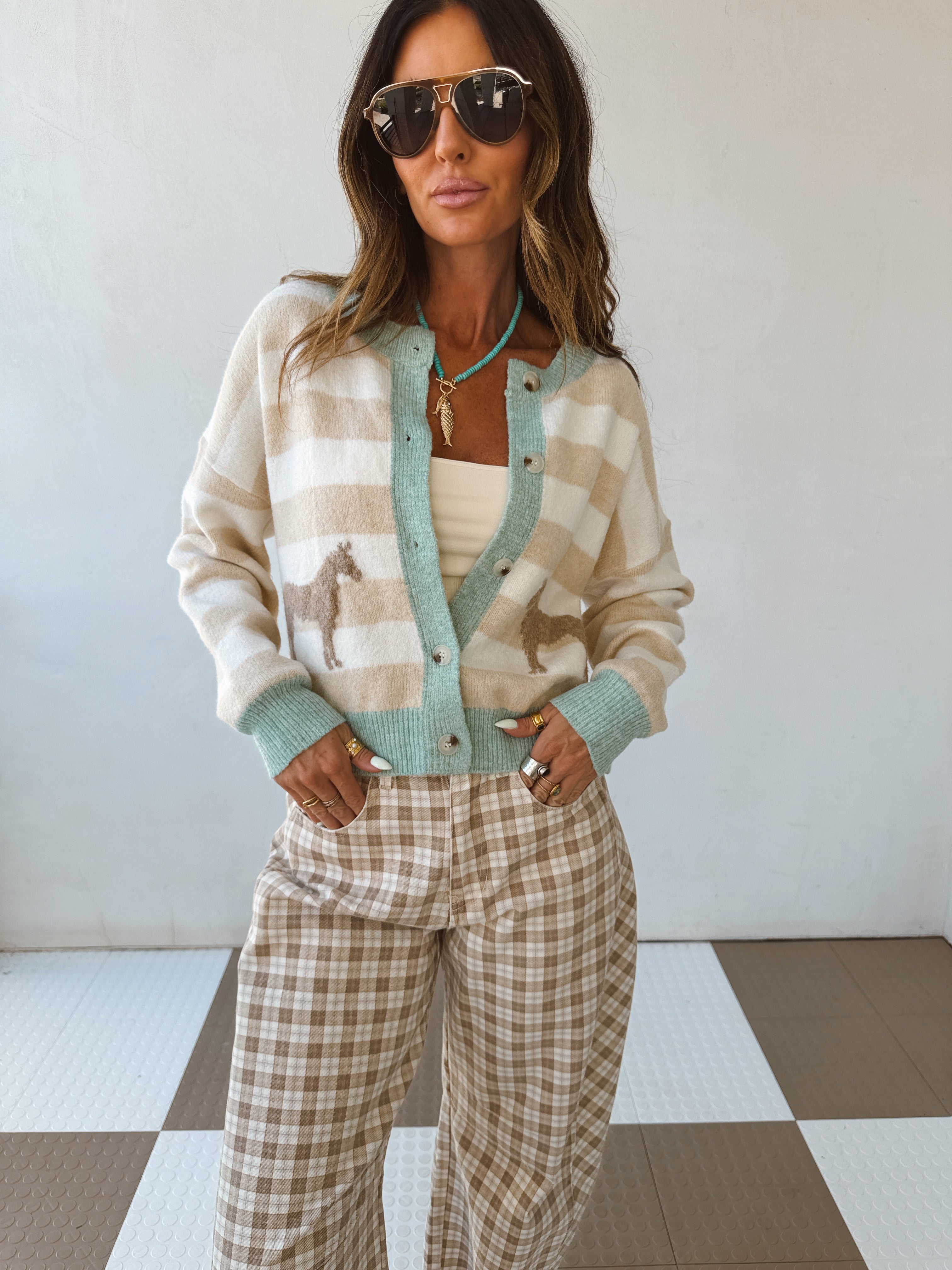 Gilmore Gingham Jeans