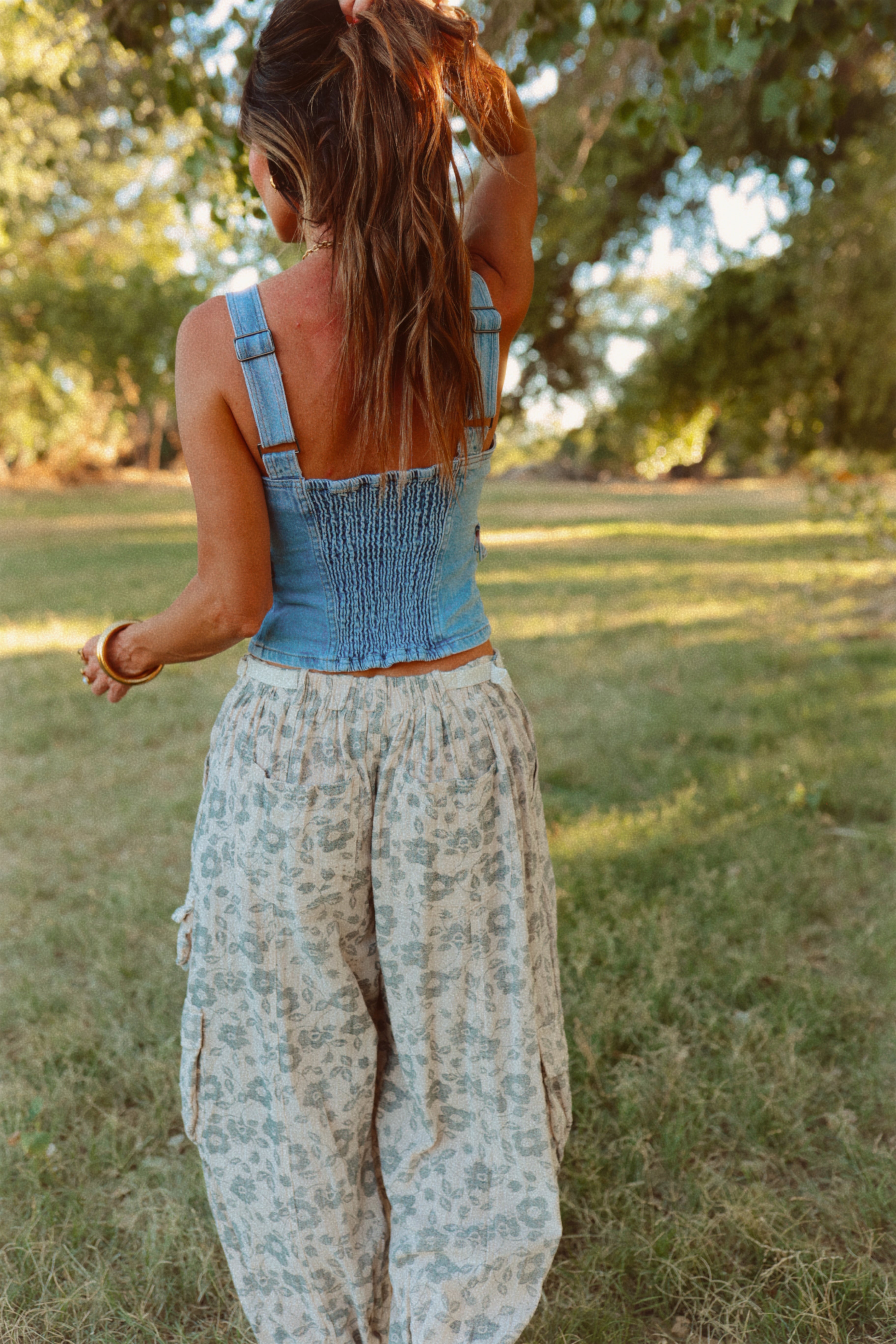 Stone Denim top