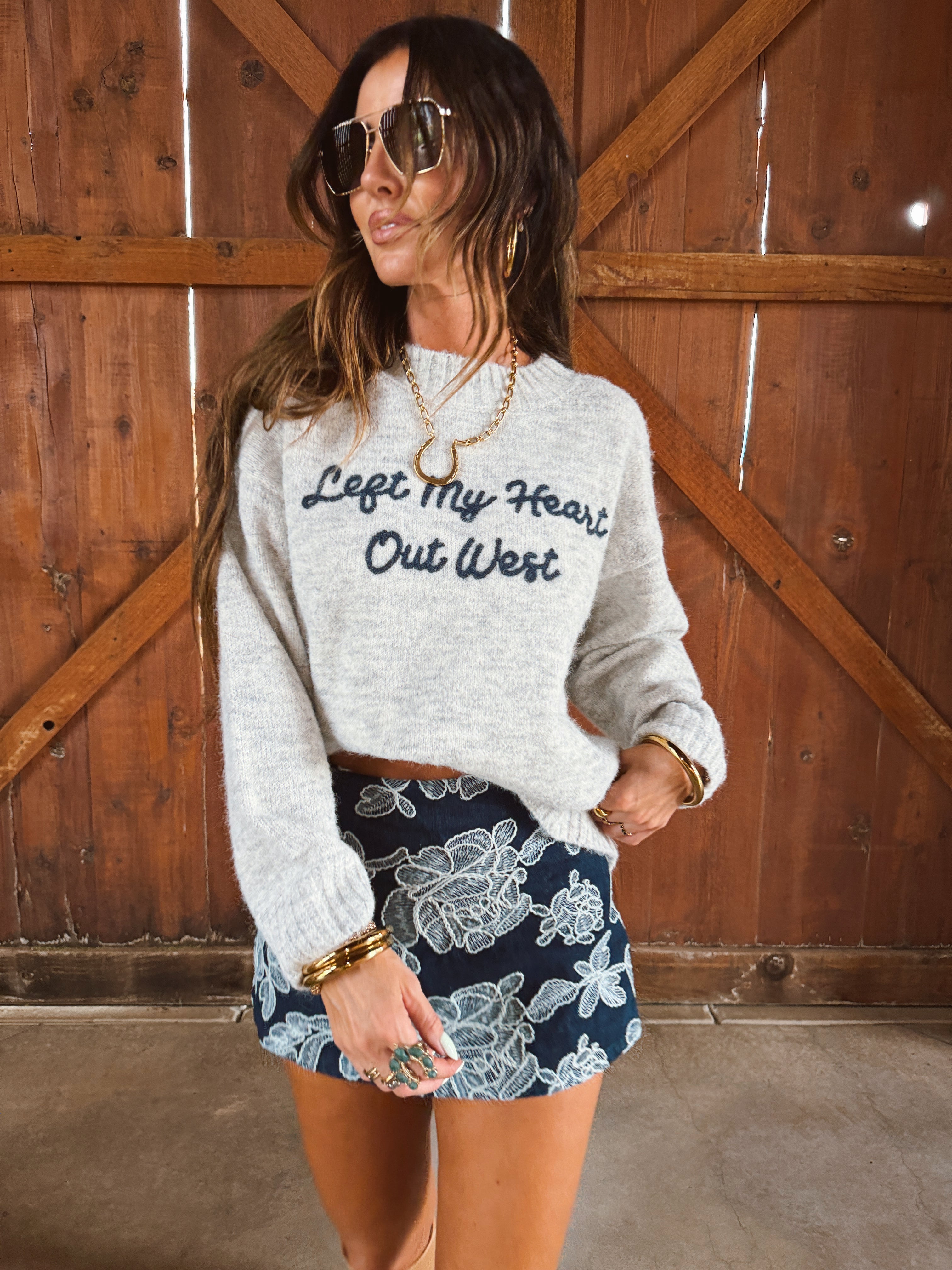 Left My Heart Sweater