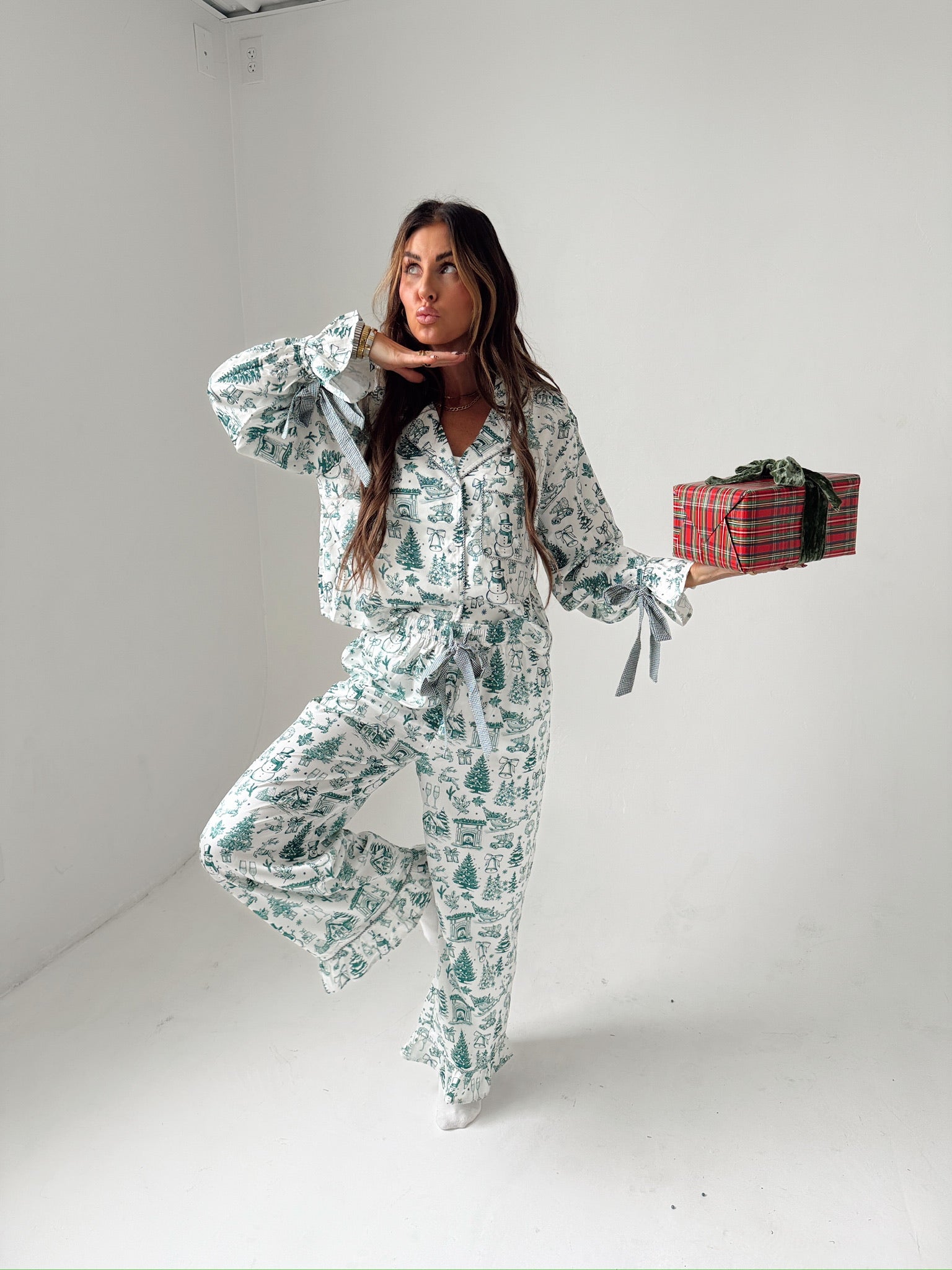 Festive Frost Pajama Set