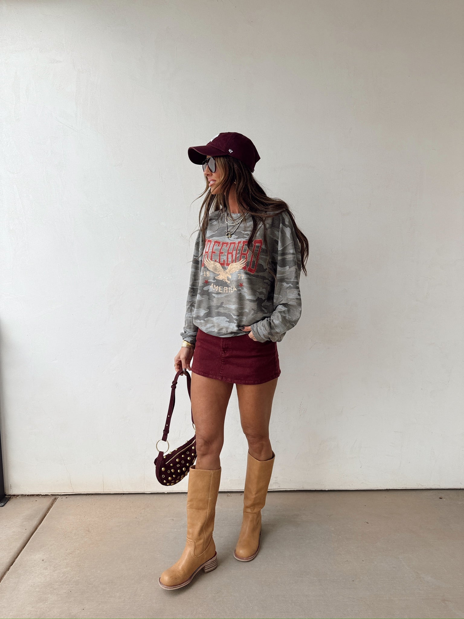 Free Bird Graphic Top