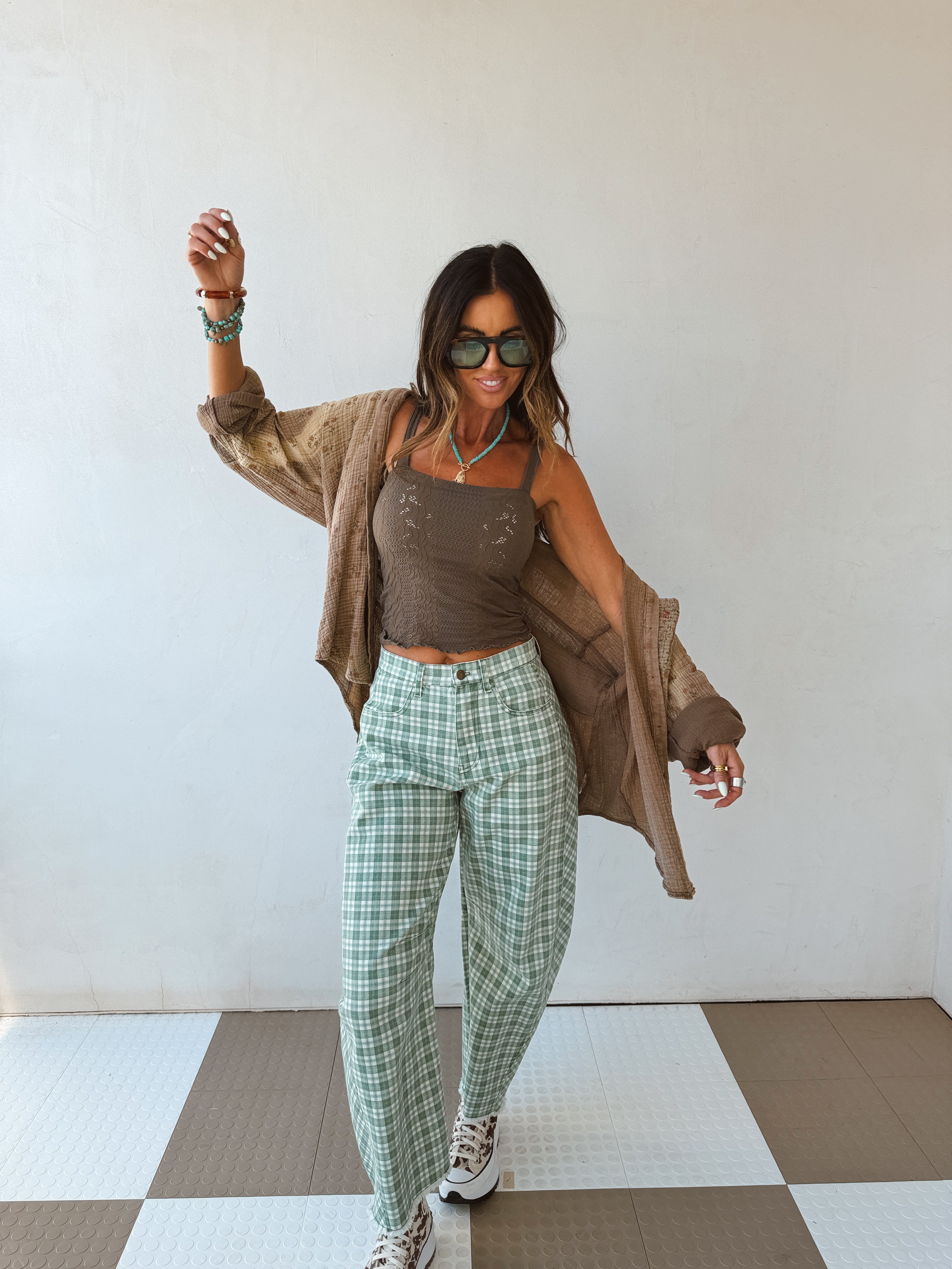 Gilmore Gingham Jeans
