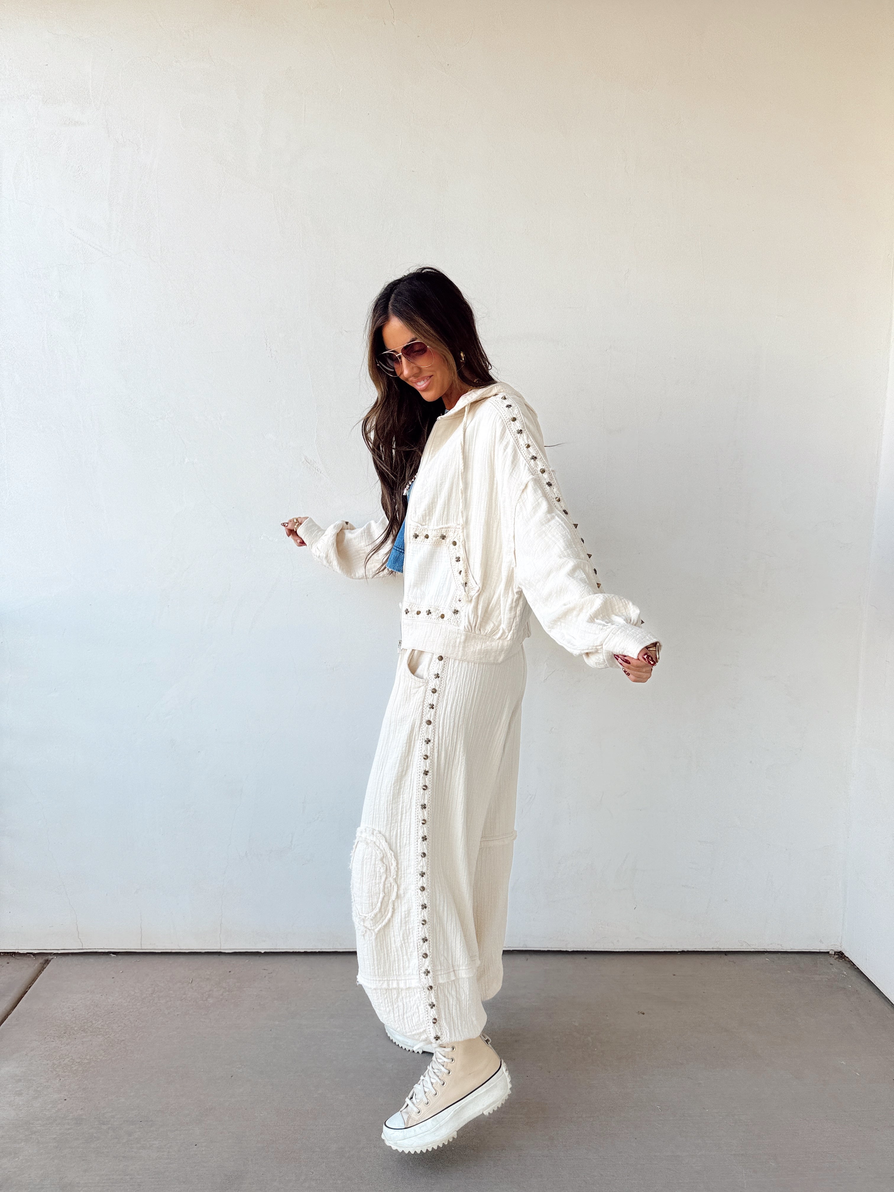 Hattie Studded Joggers