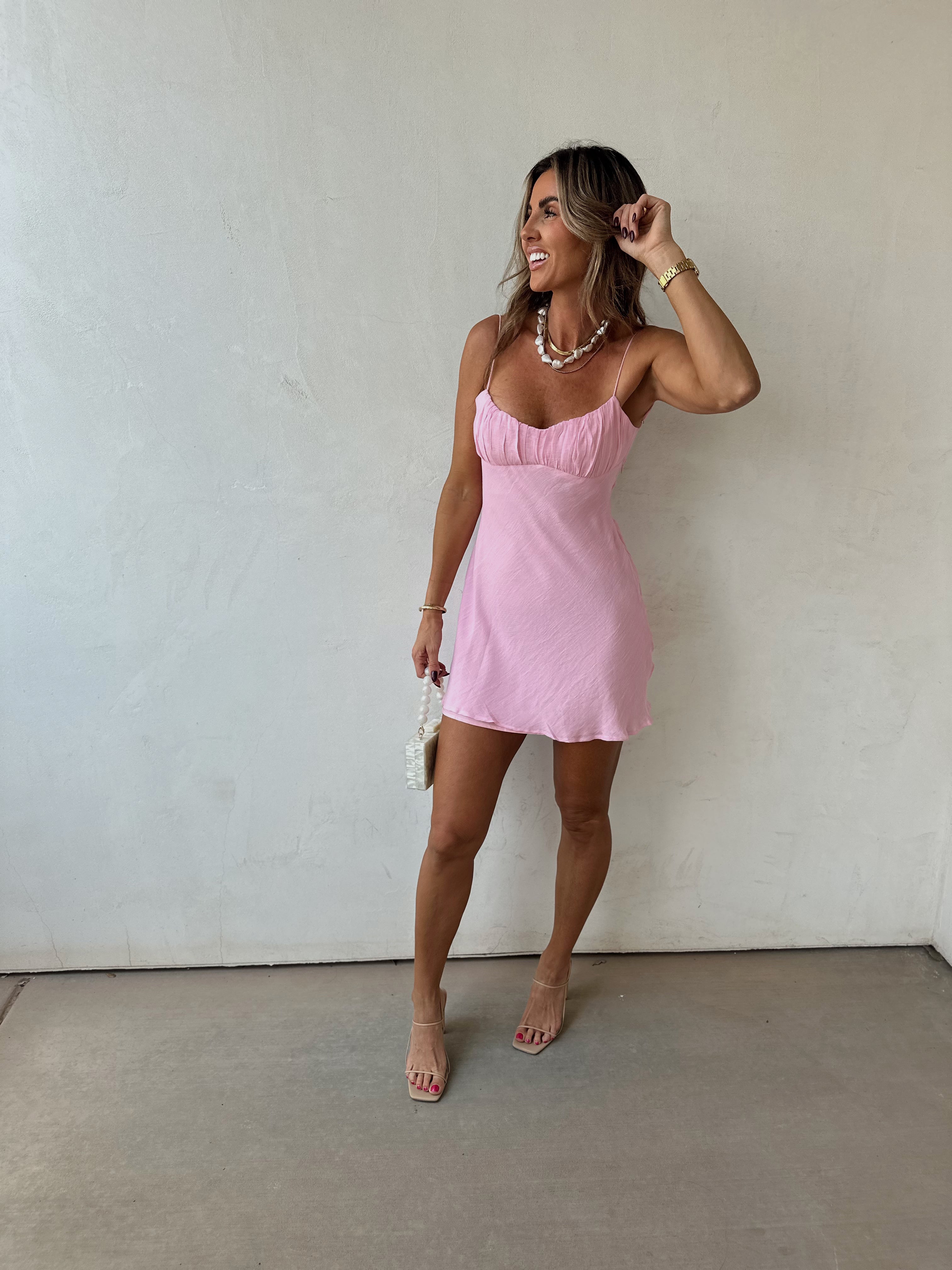 Pink Haze Mini Dress