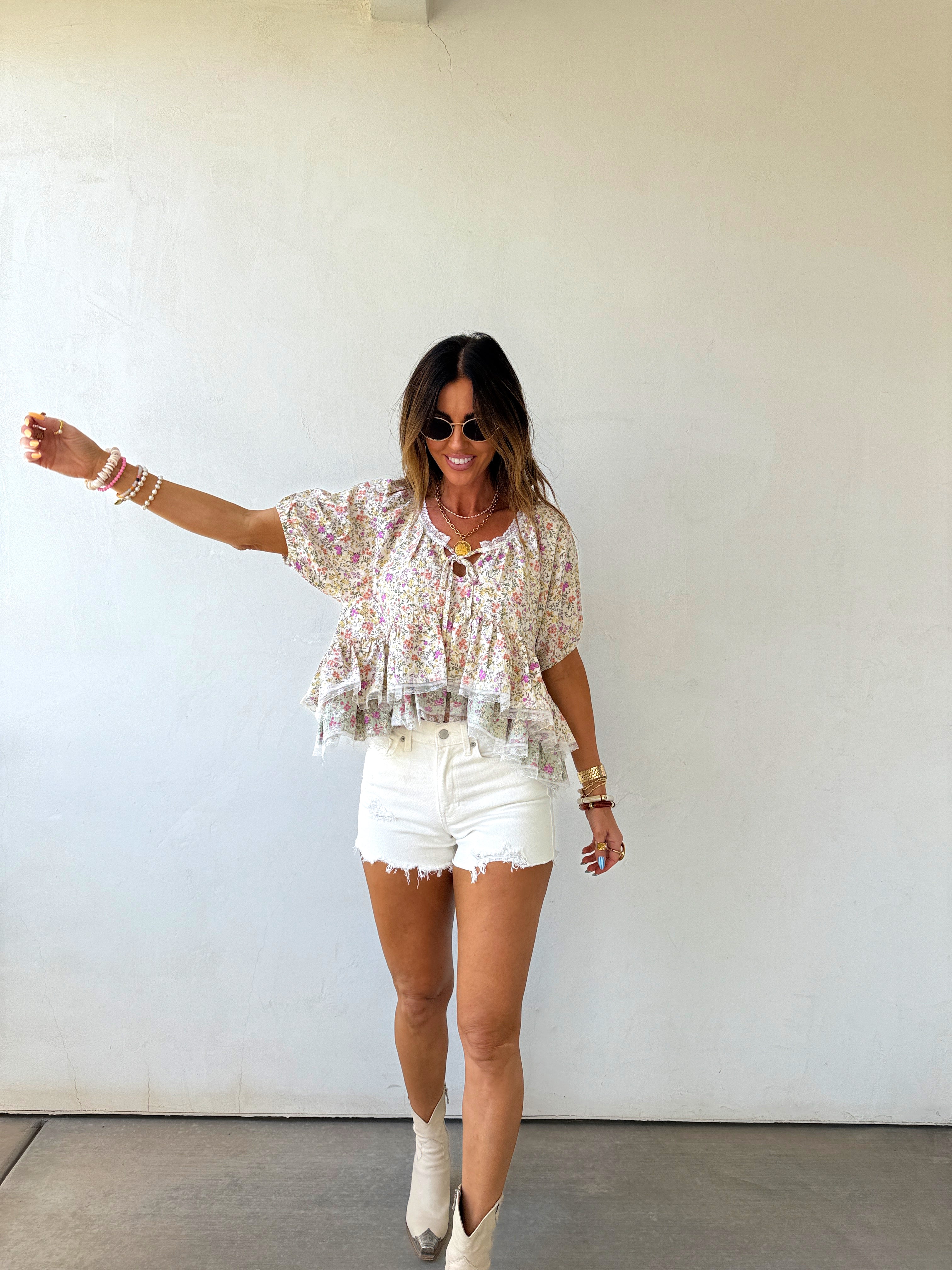 Wren Peplum Top – Copper + Cloth