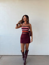Load image into Gallery viewer, Red Wine Supernova Skirt
