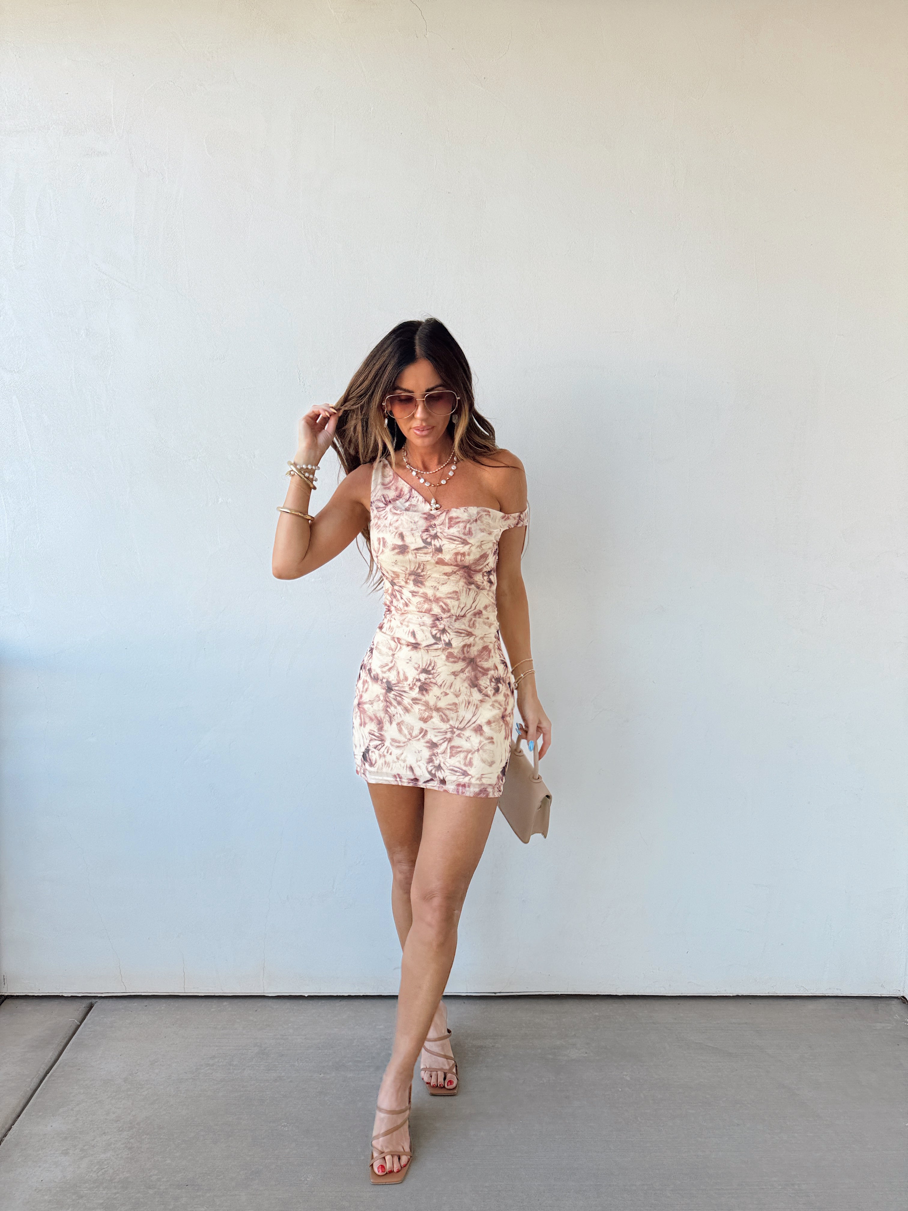 Hazy Flora Mini Dress