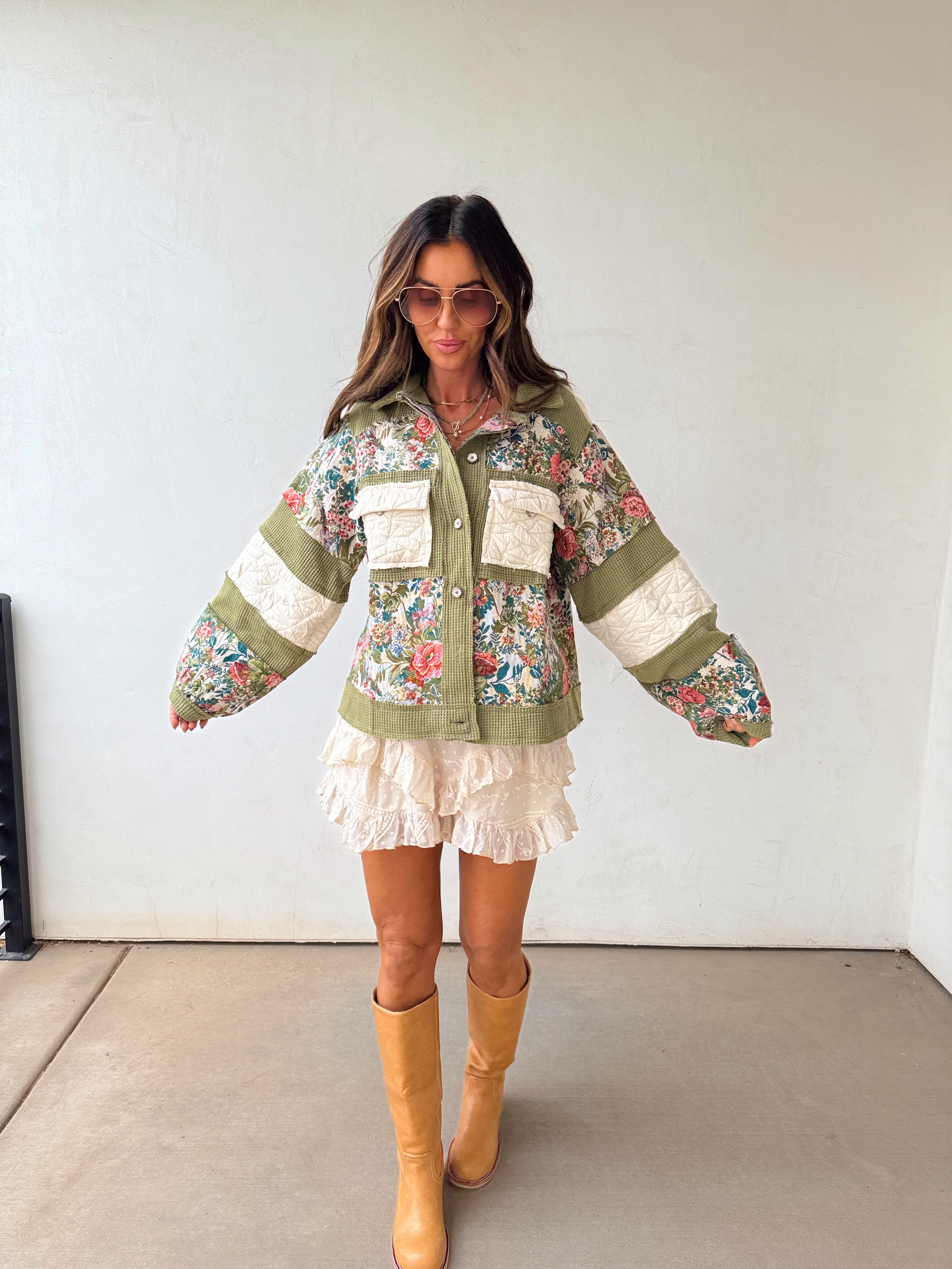 Romantic Garden Quilter Jacket