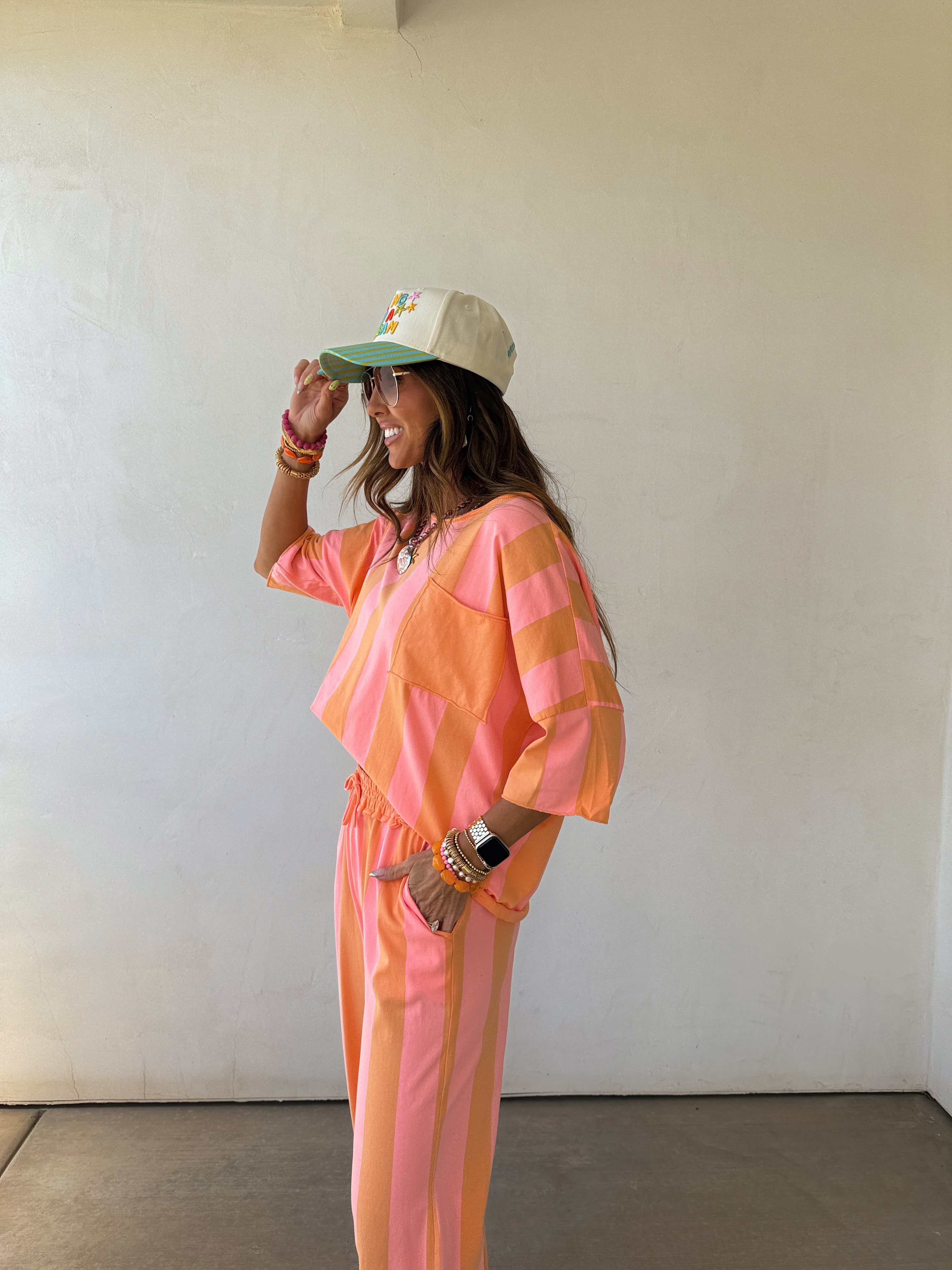 YOLO Striped Set