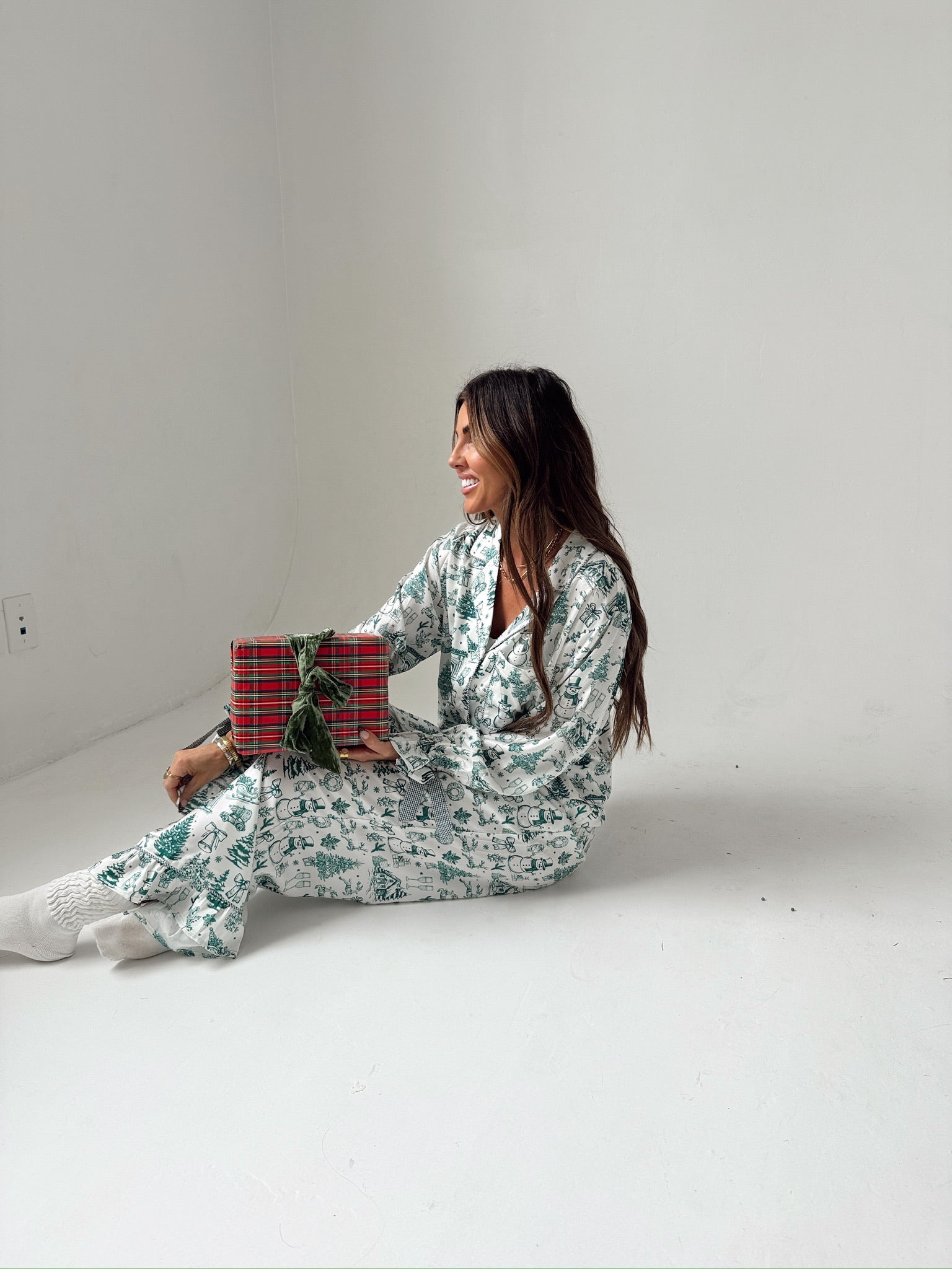 Festive Frost Pajama Set