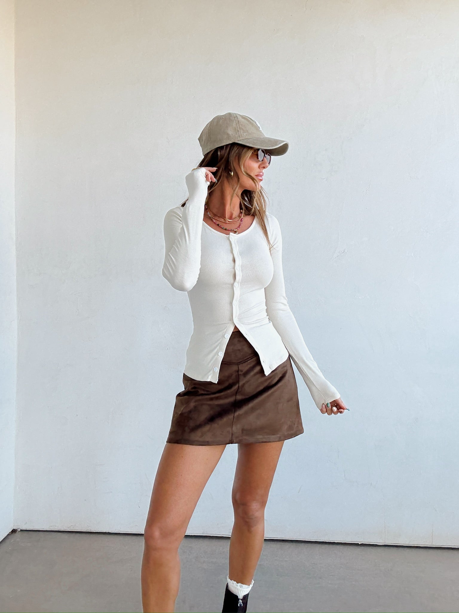 Saige Top// Cream