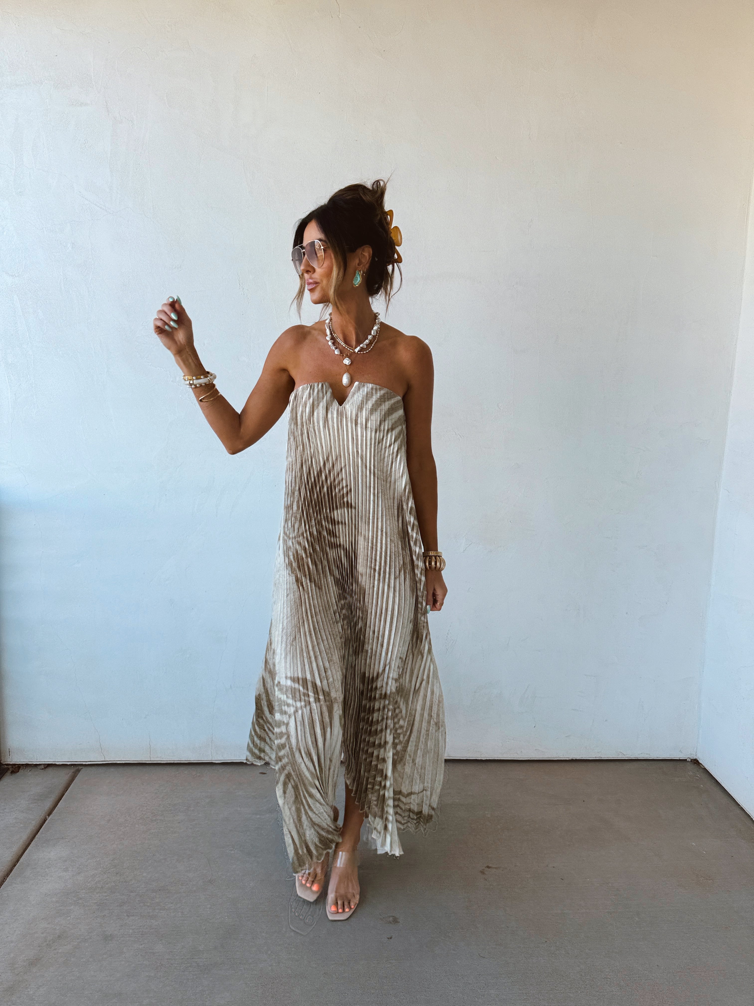 Sandstone Palm Dress