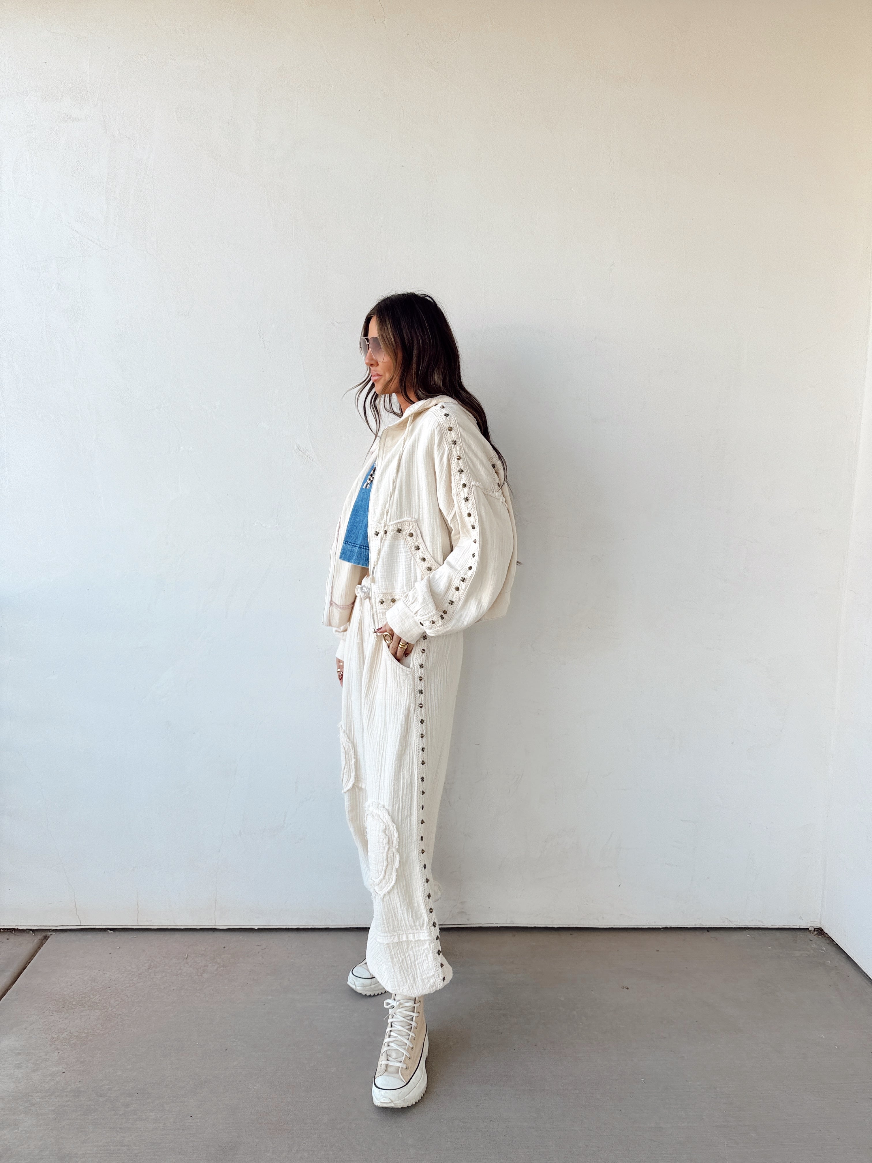 Hattie Studded Joggers