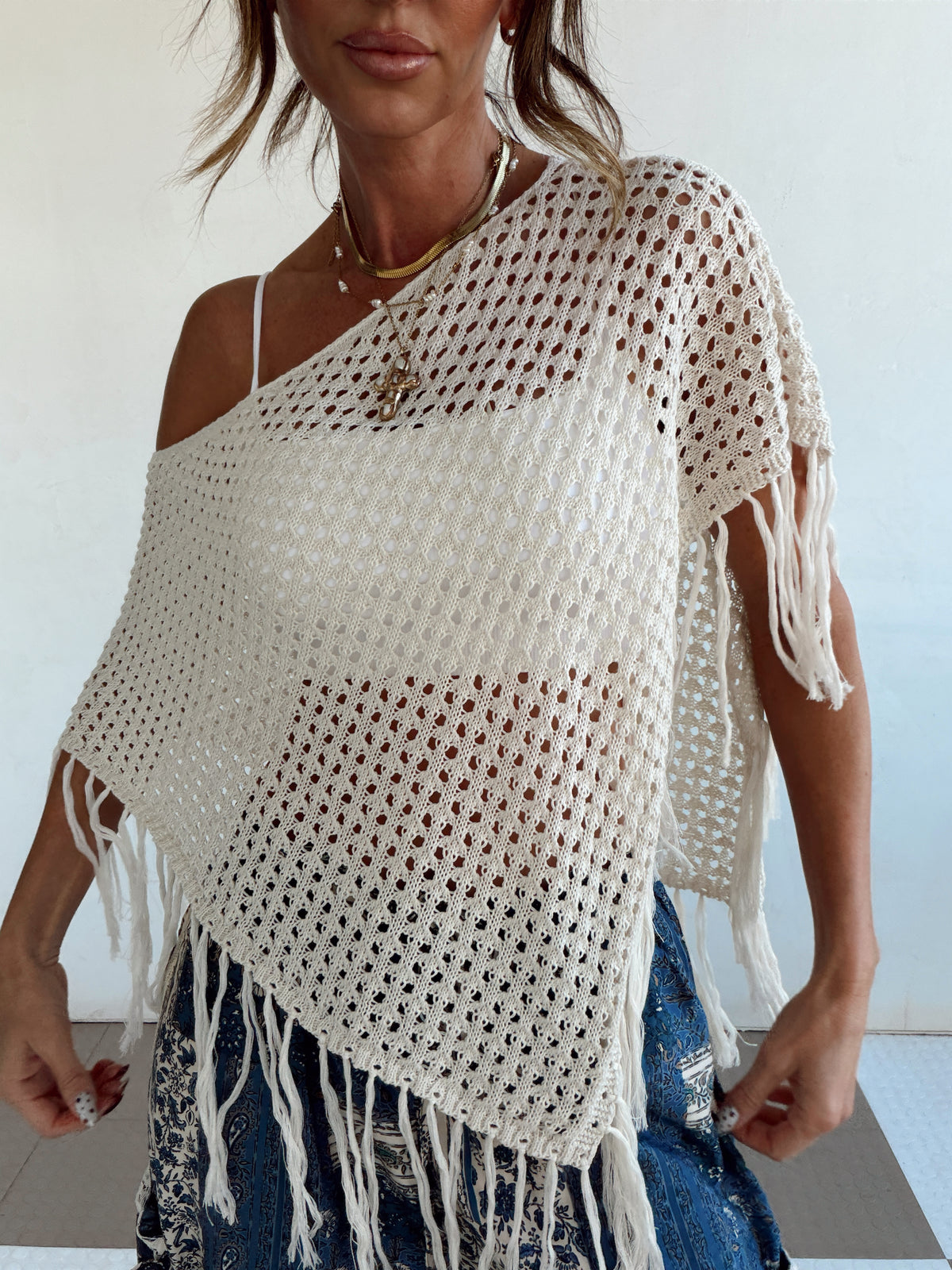 Lucky Fringe Shawl