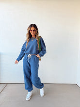 Load image into Gallery viewer, Varsity Sweat Set//Navy

