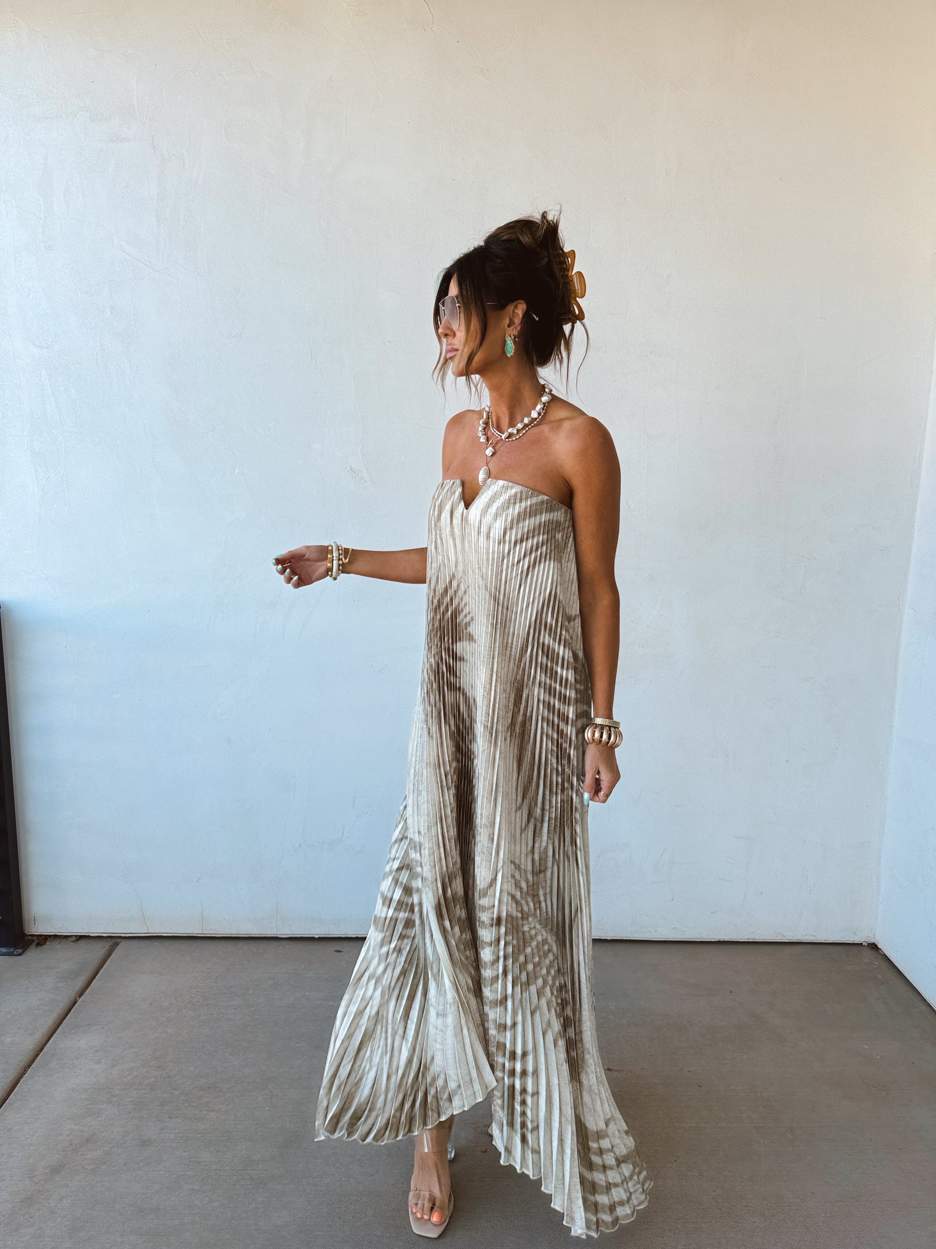 Sandstone Palm Dress