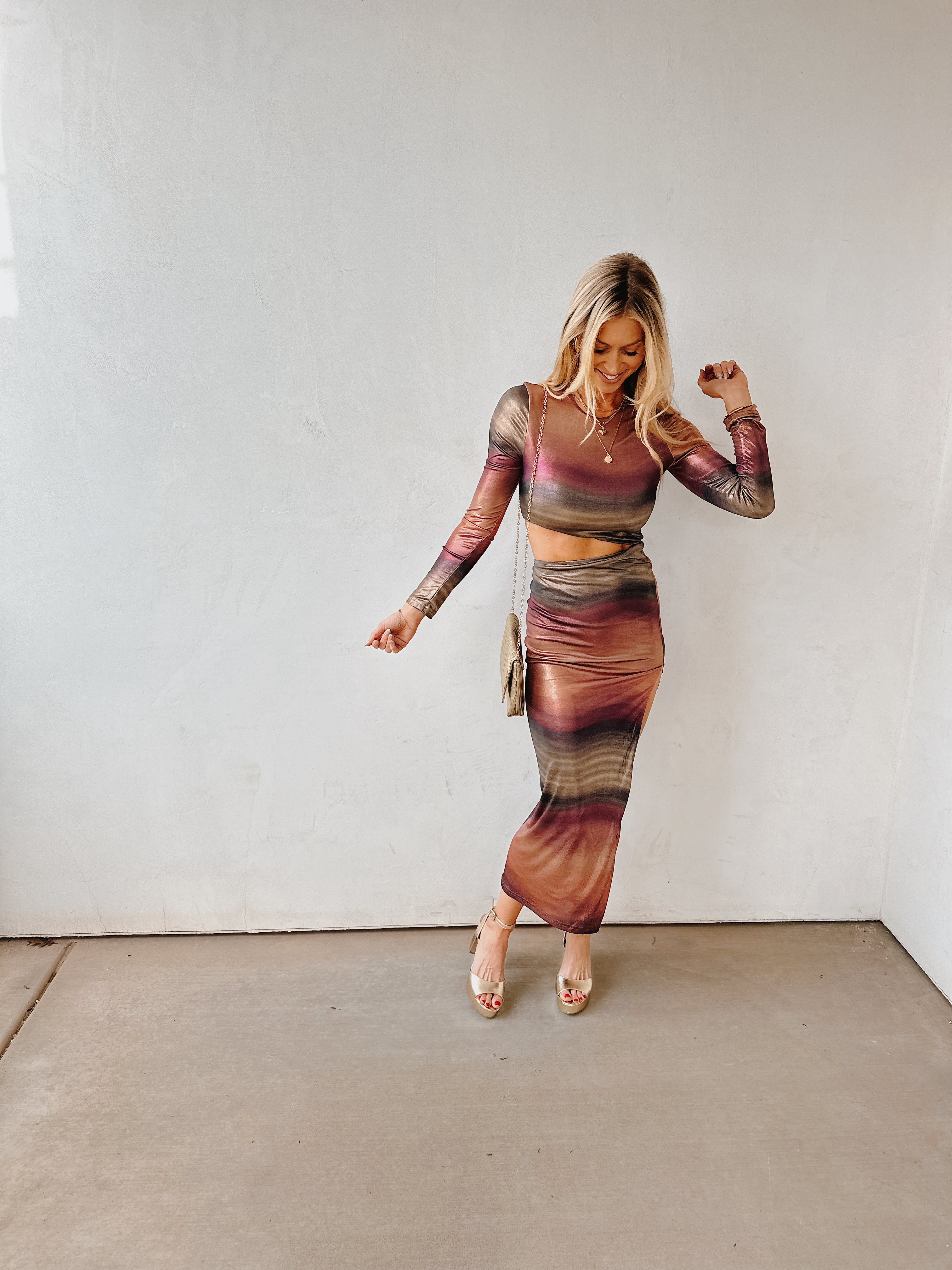Metallic Mood Dress