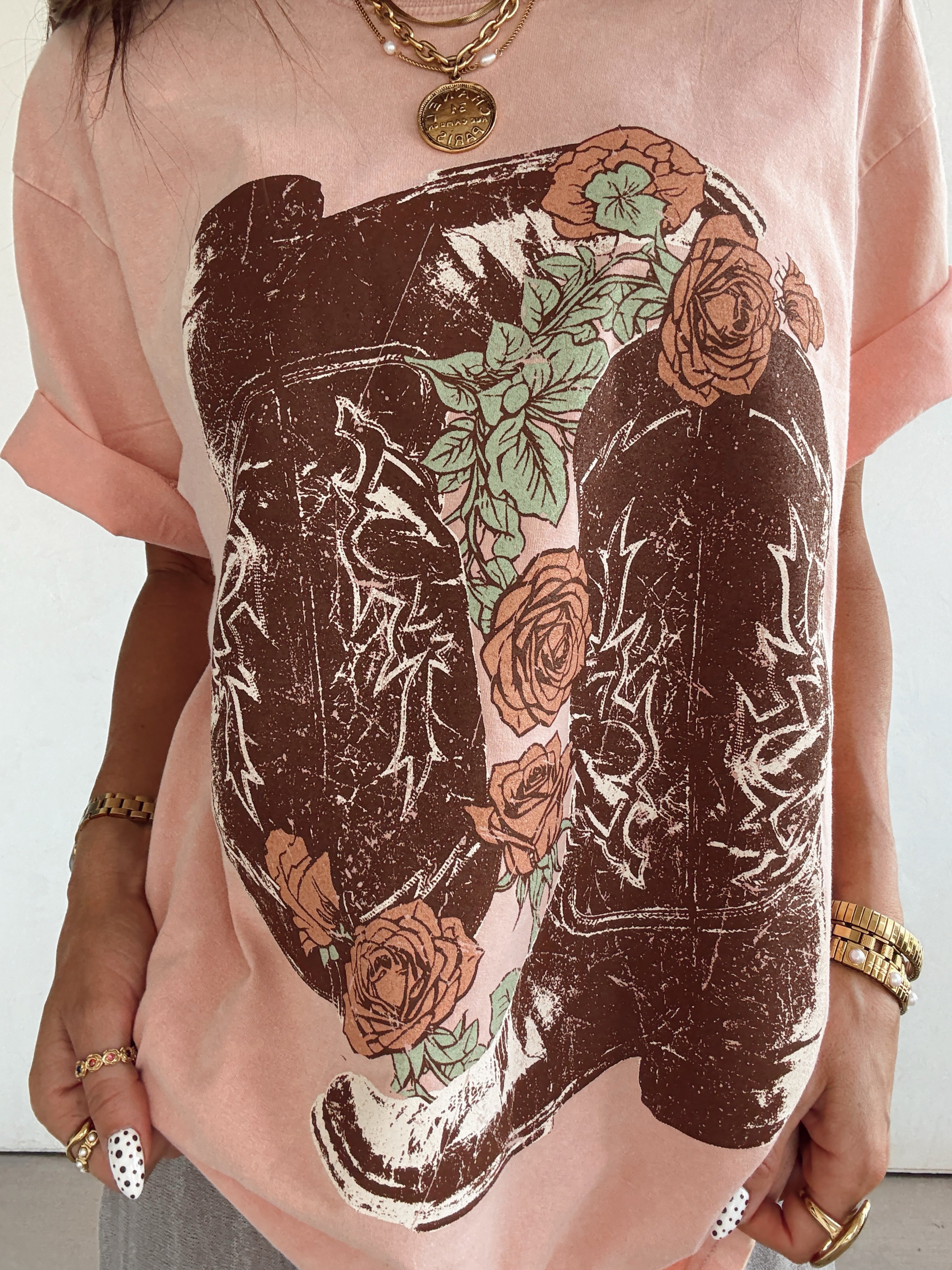 Vintage Cowboy Boots Graphic Tee
