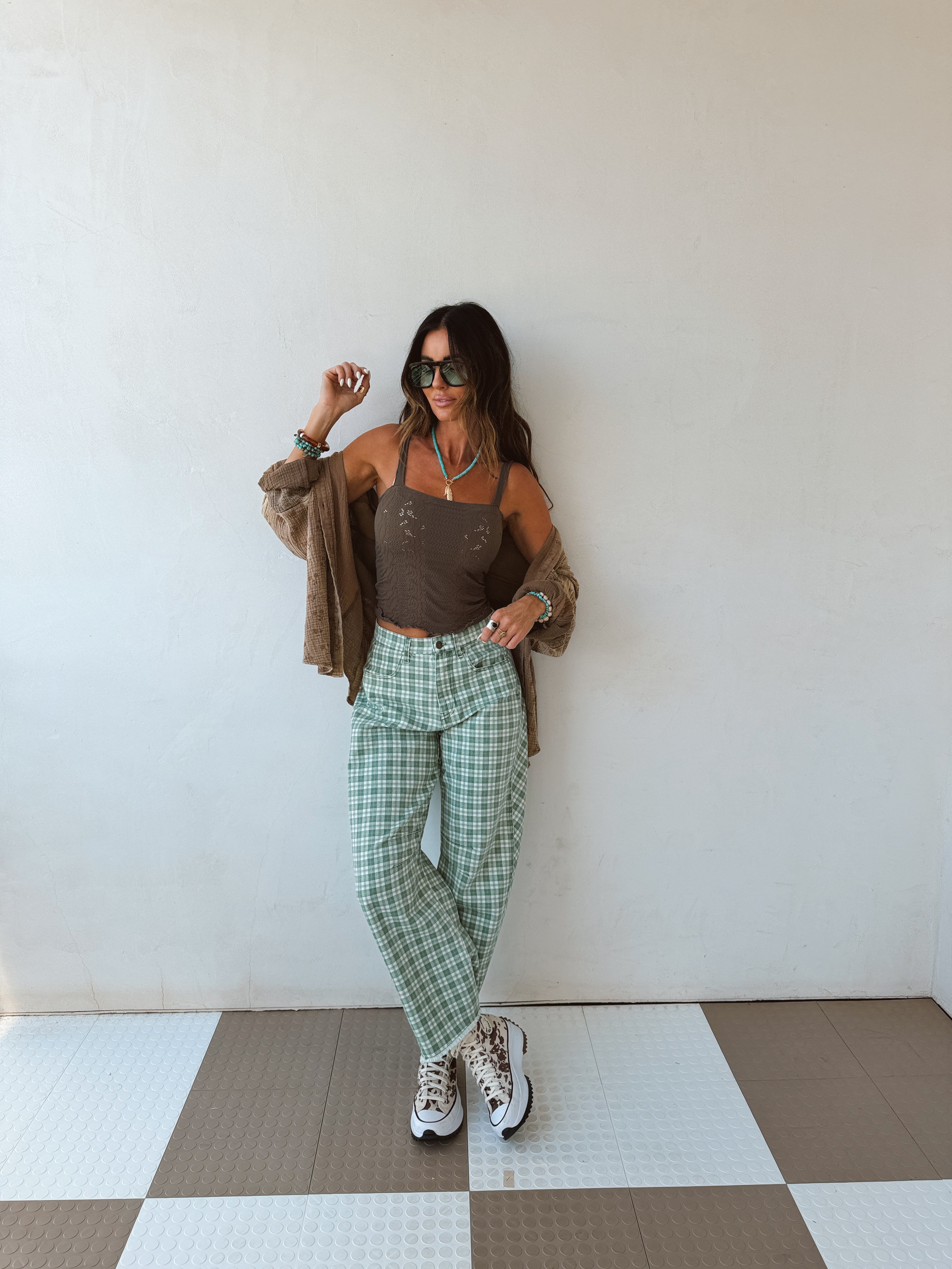 Gilmore Gingham Jeans