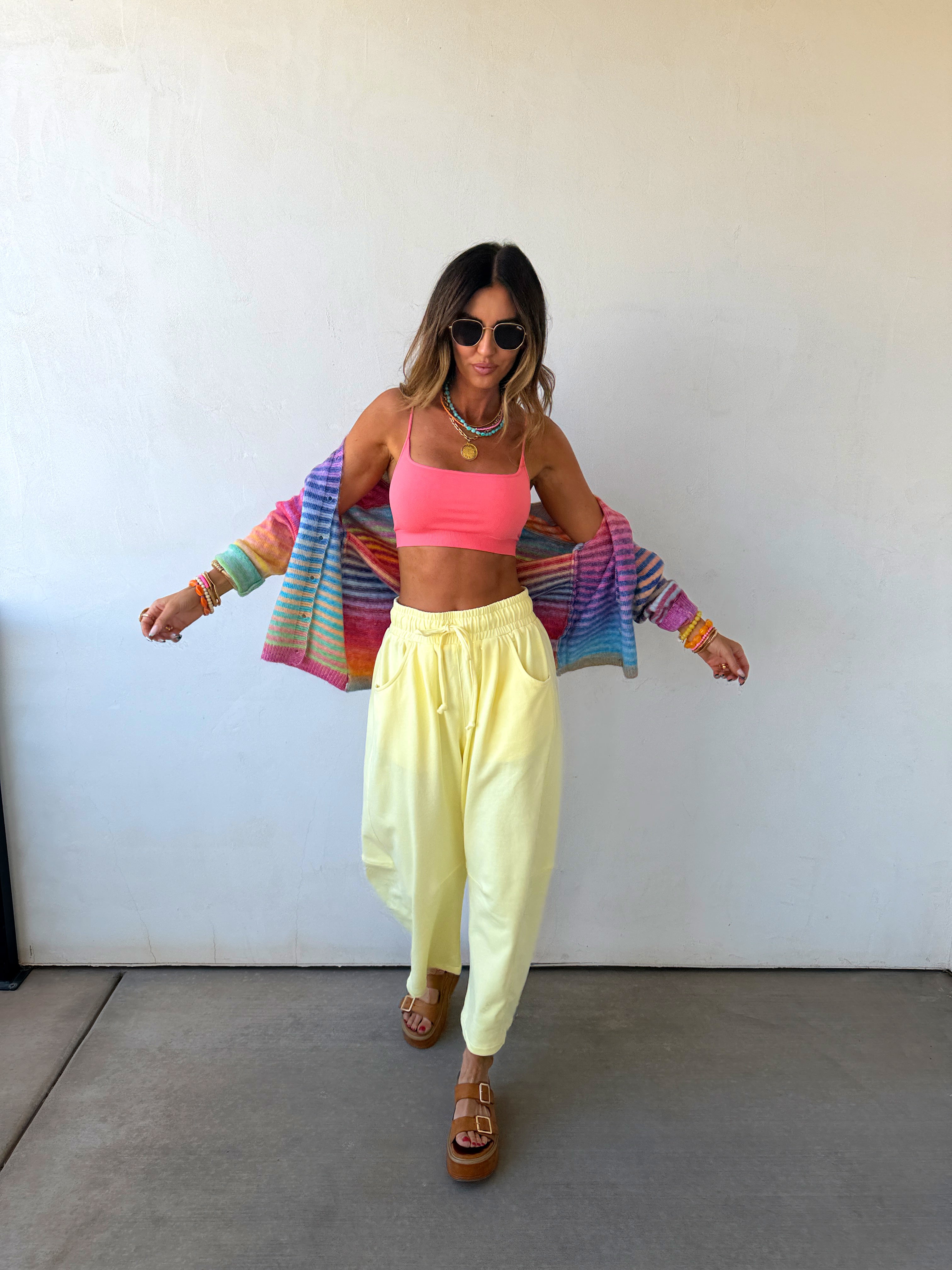 Cropped Free Flow Tank