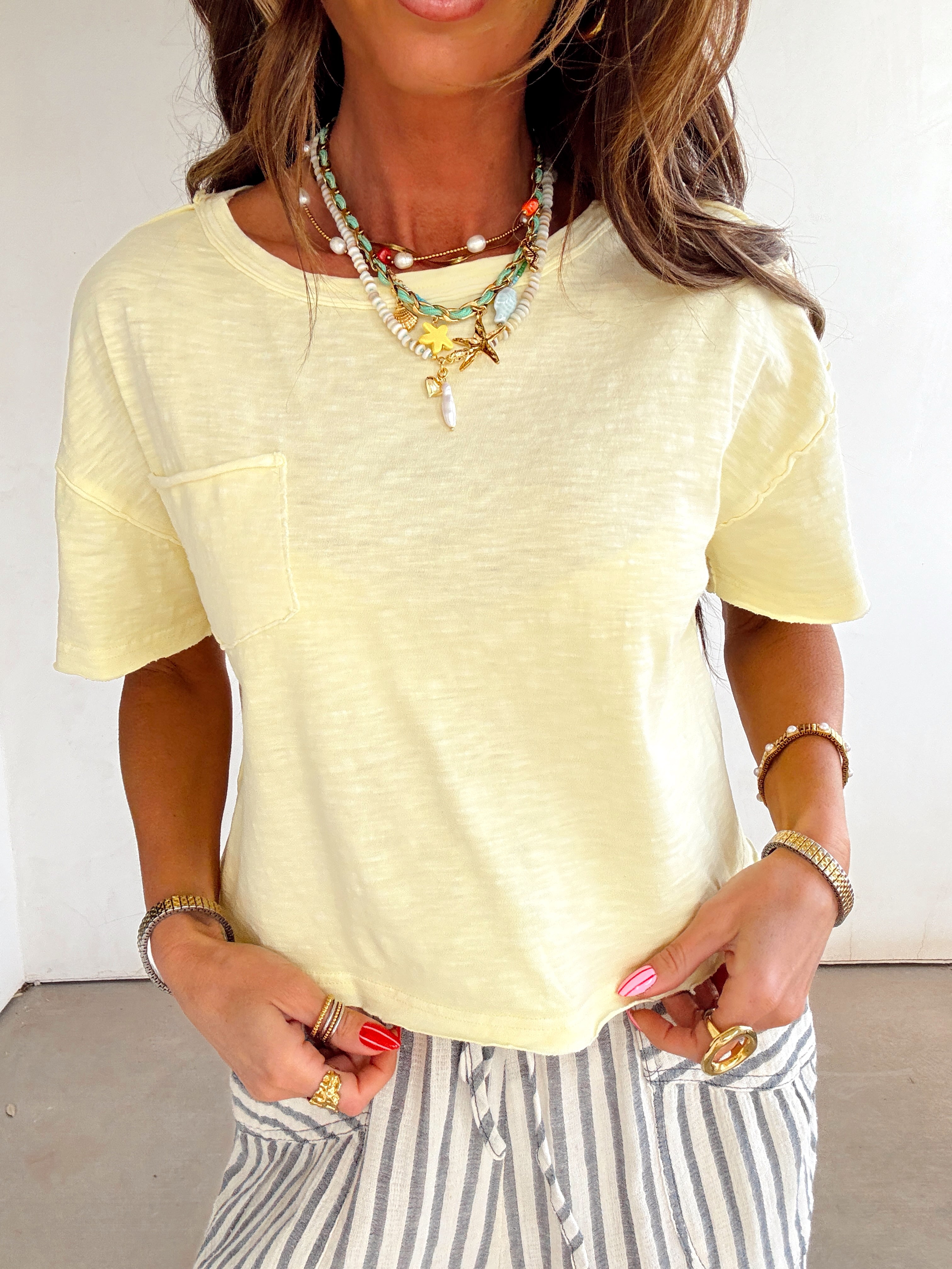 Sunny Side Crop Tee