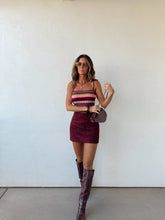 Load image into Gallery viewer, Red Wine Supernova Skirt
