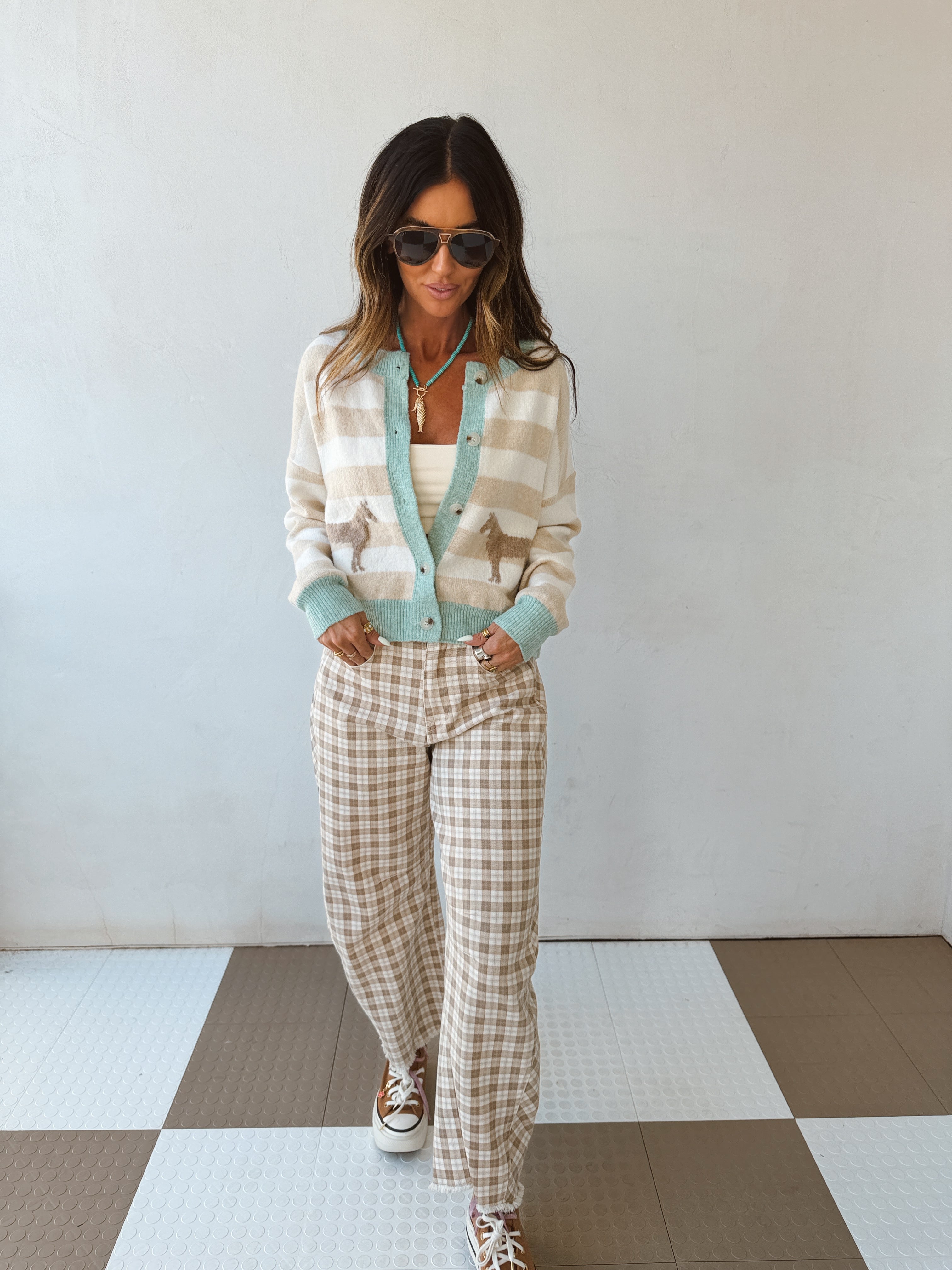 Gilmore Gingham Jeans