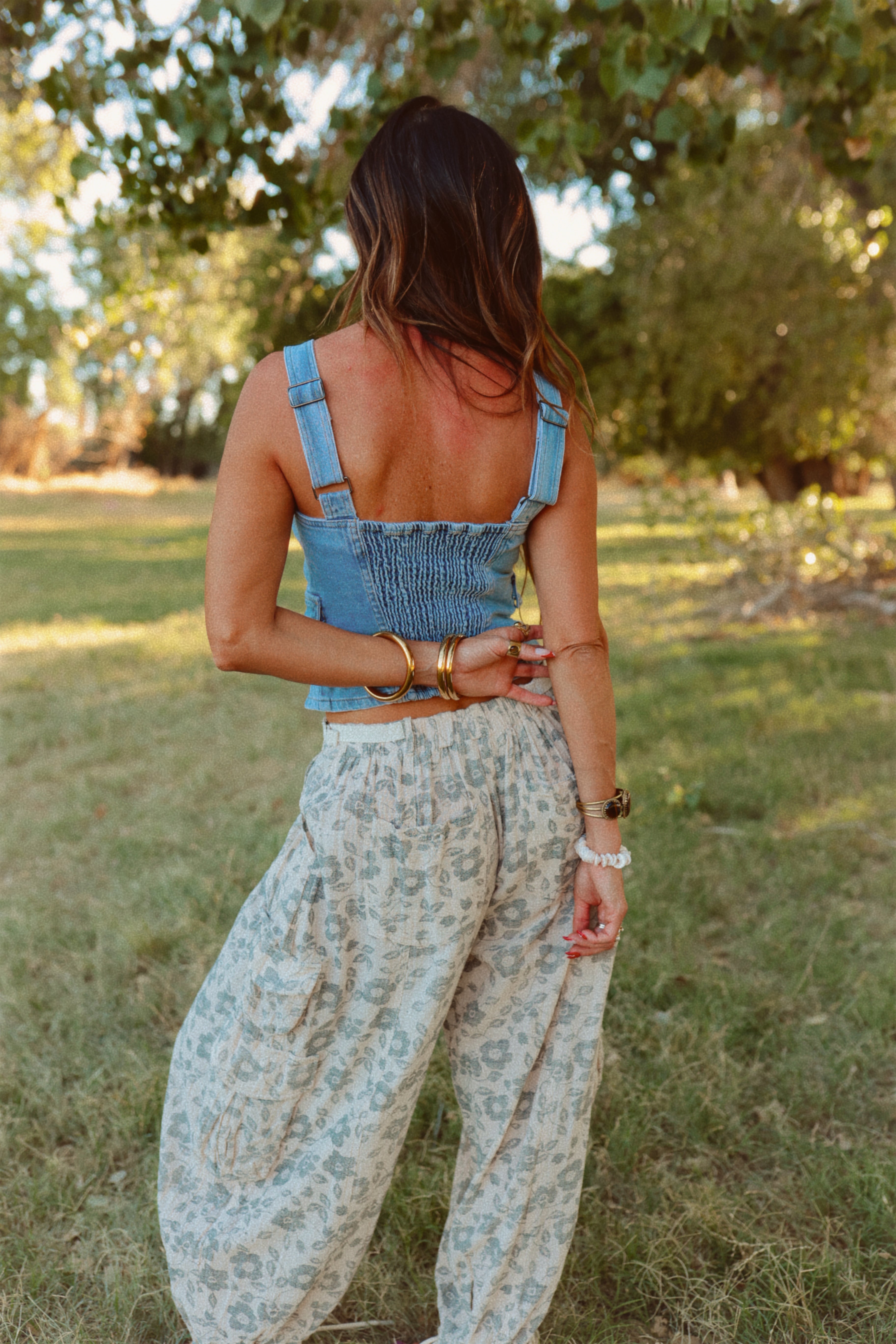Stone Denim top