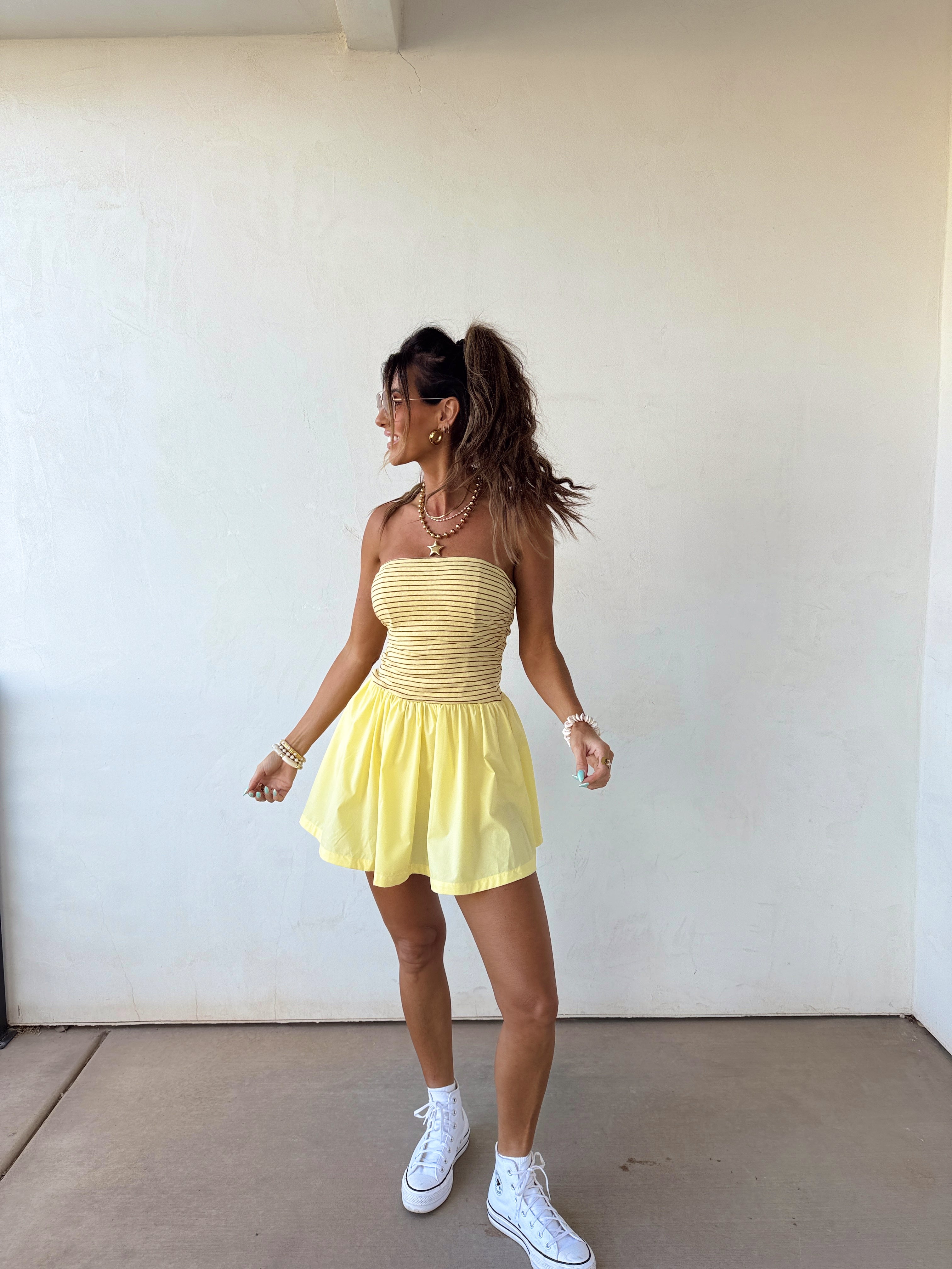 Lemon Drop Mini Dress